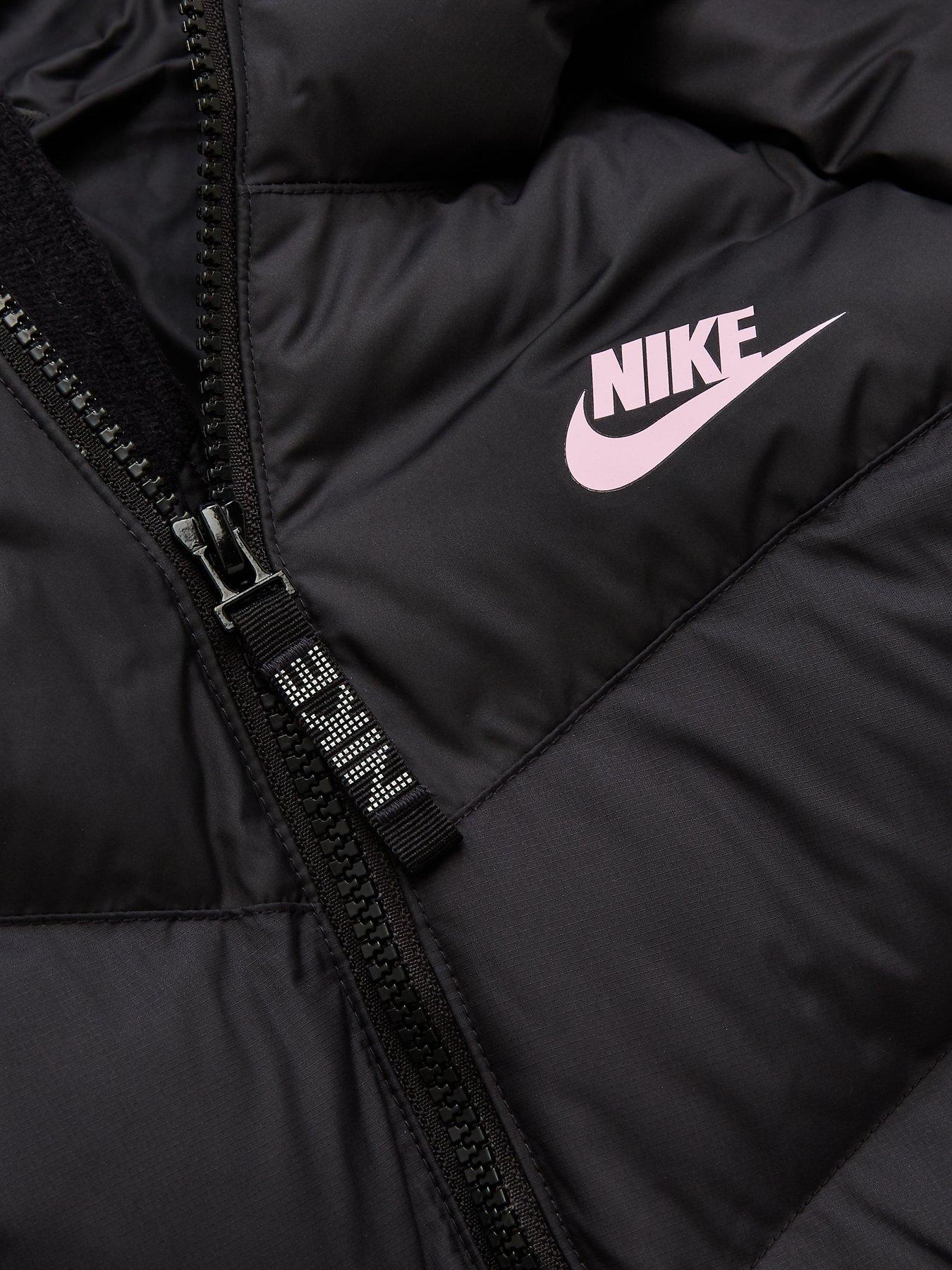 nike coat black