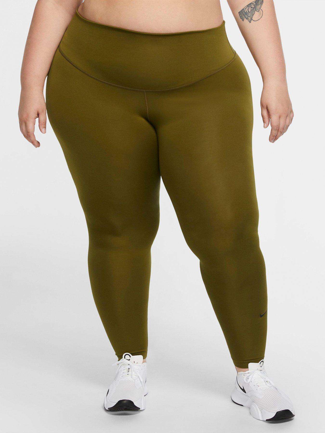 olive green nike leggings