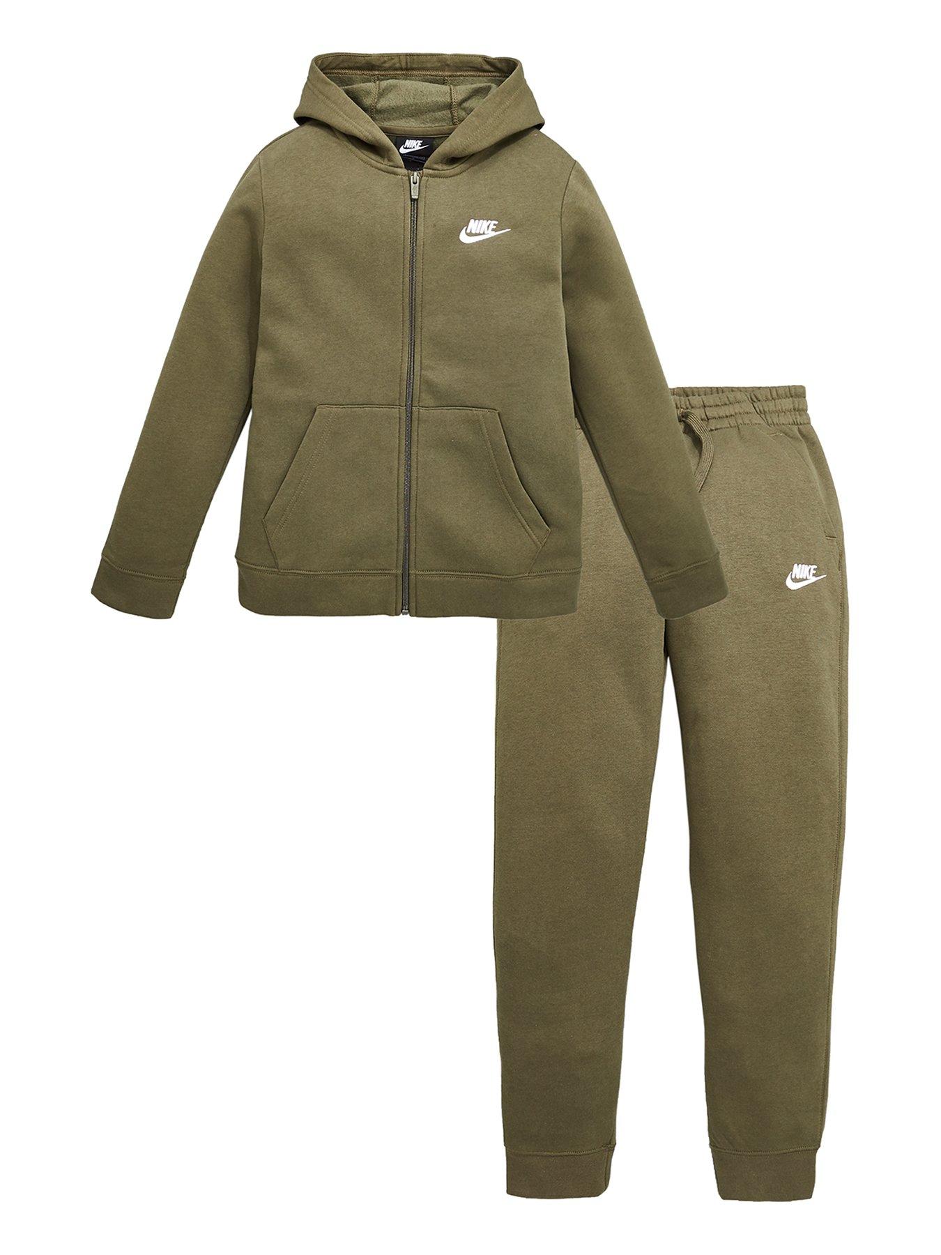 boys khaki nike tracksuit