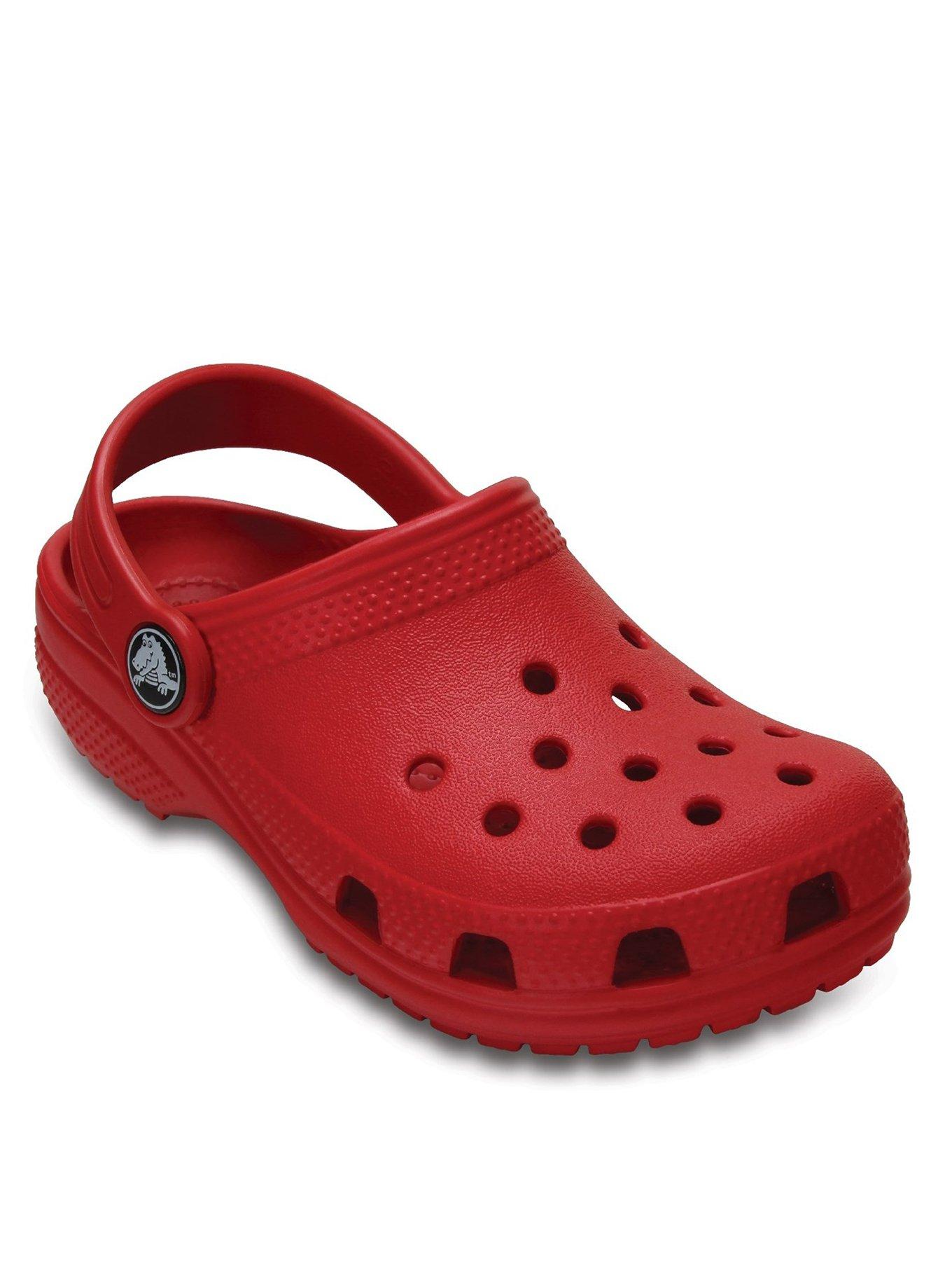 white crocs without holes