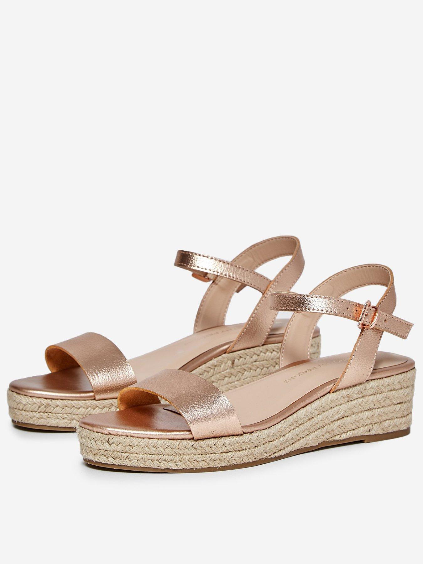 rose gold sandals dorothy perkins