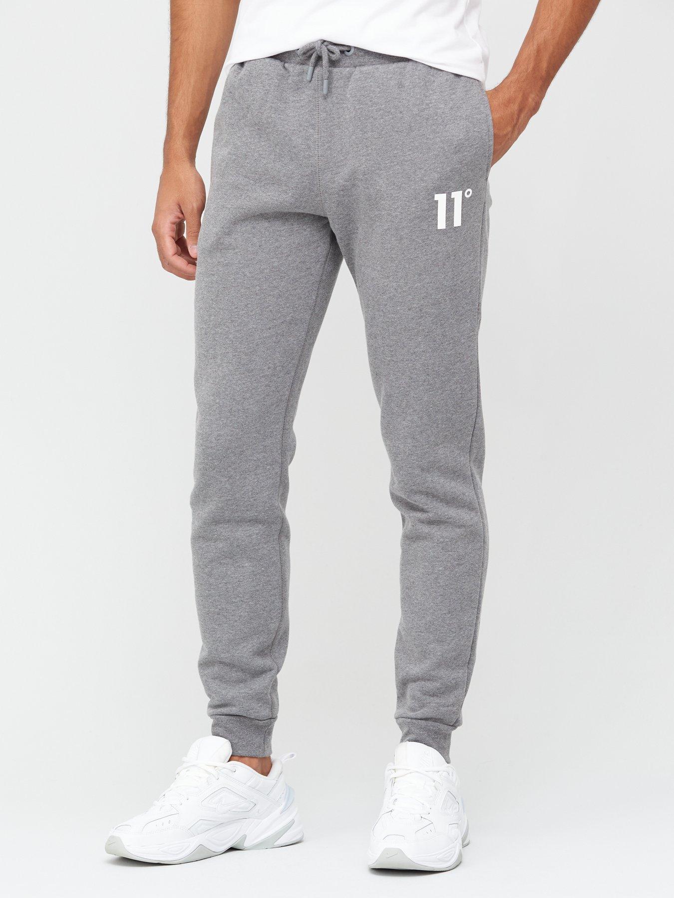 11 degrees grey joggers