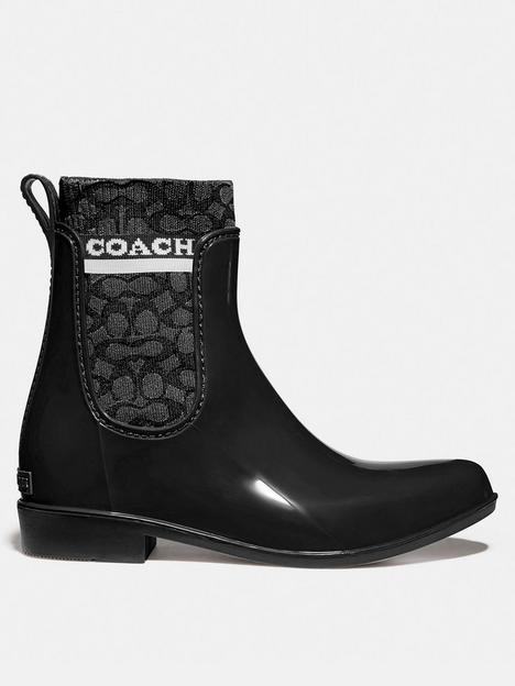 coach-rivington-signature-knit-patent-rain-boots-black