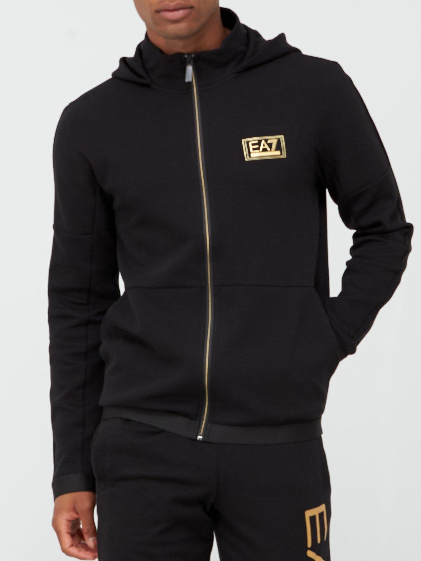 emporio armani zip up hoodie