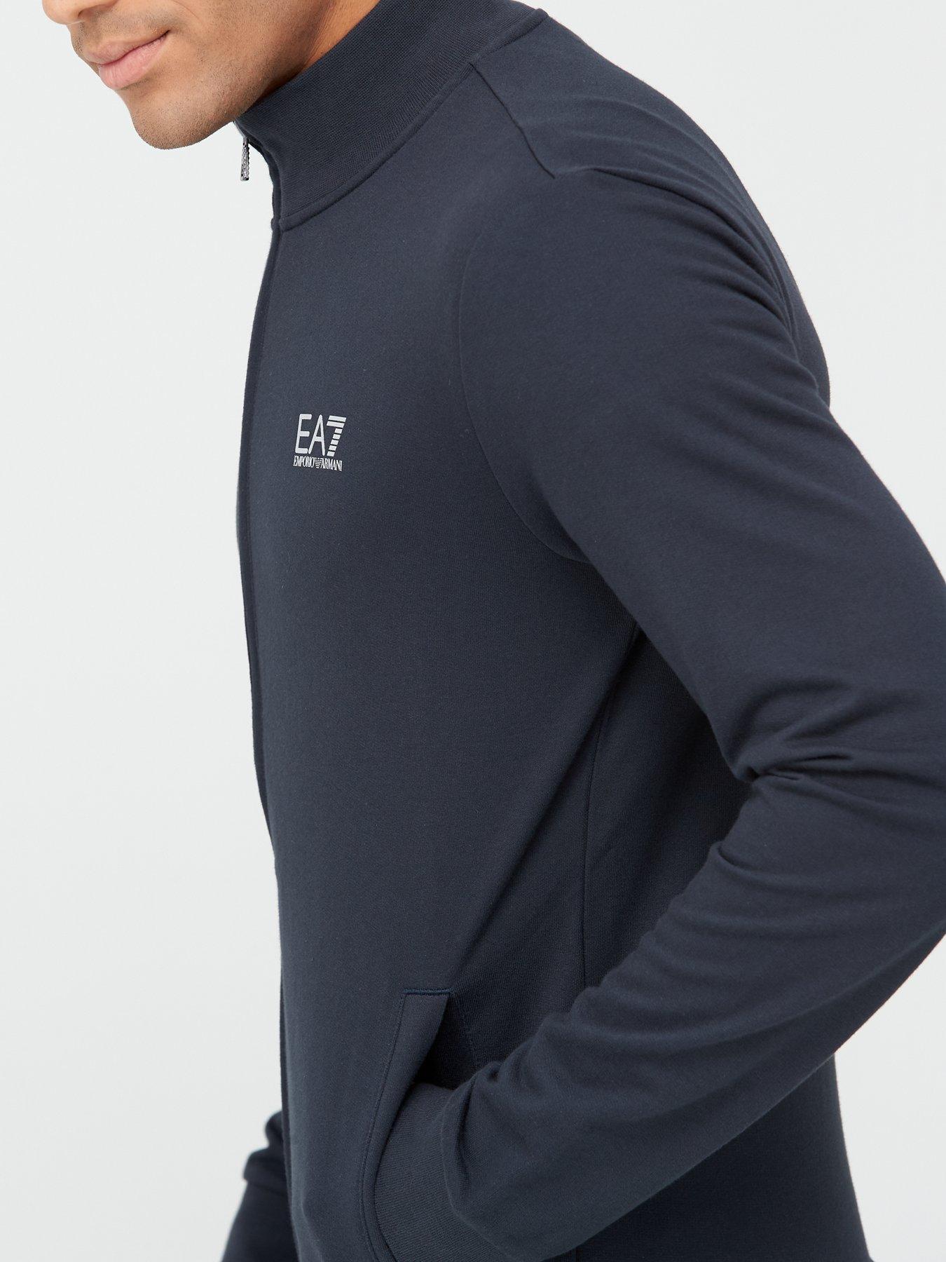 ea7 emporio armani core id tracksuit grey
