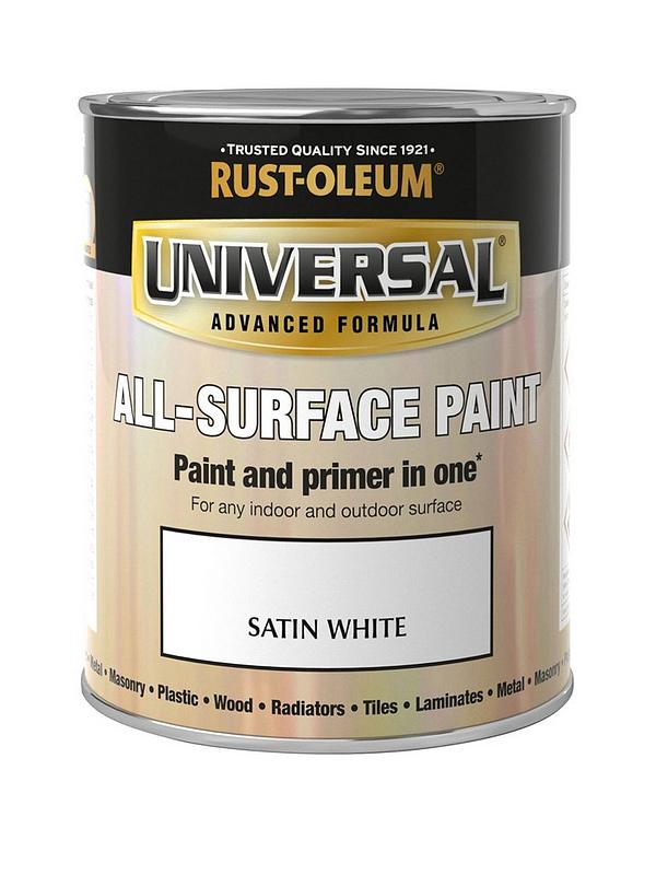 All Surface Paint Satin White 750ml, Rustoleum Countertop Paint Color Chart
