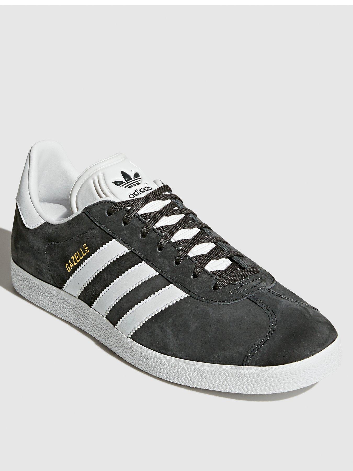 mens gazelles grey