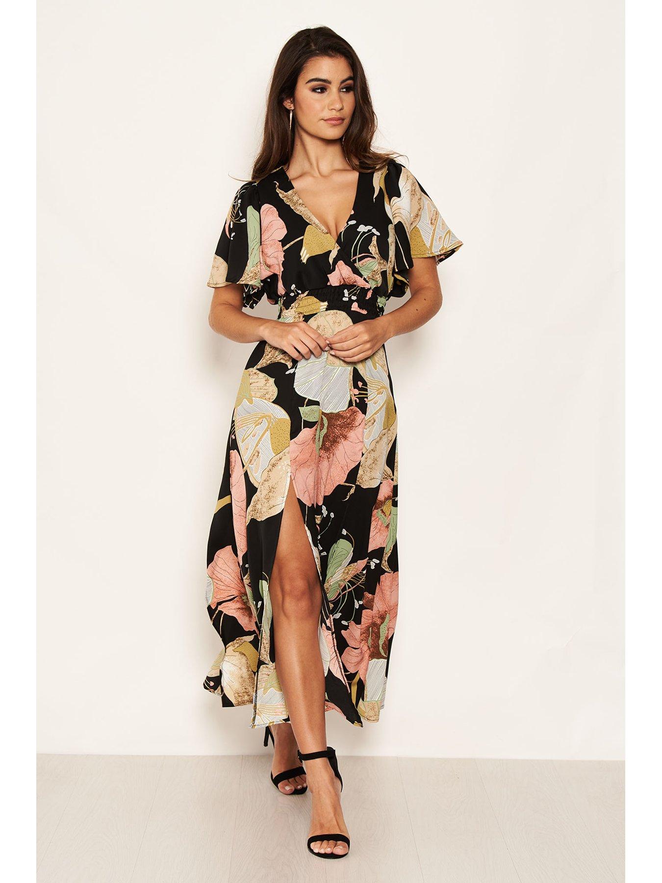 ax paris black maxi dress