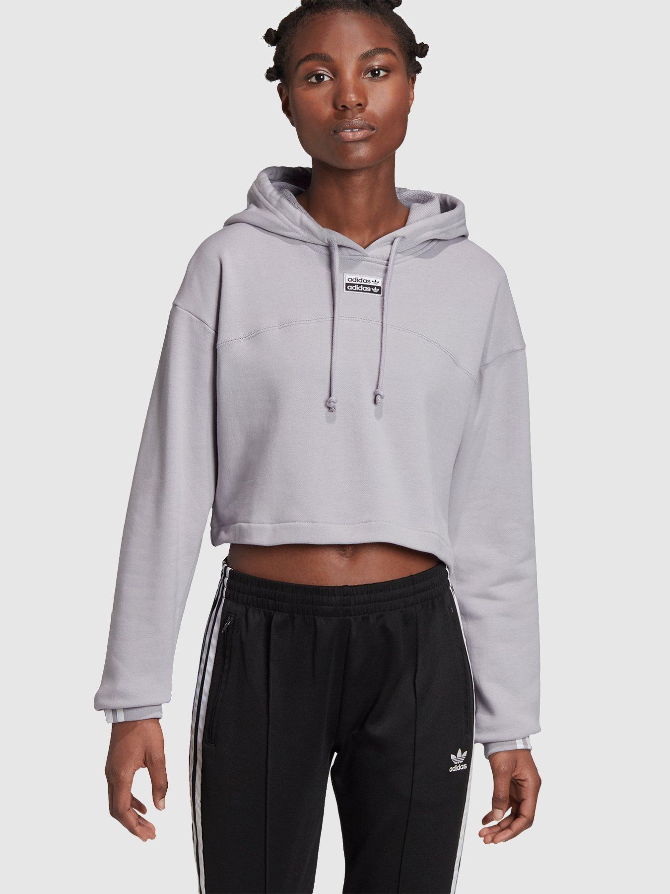 adidas originals cropped sweatshirt