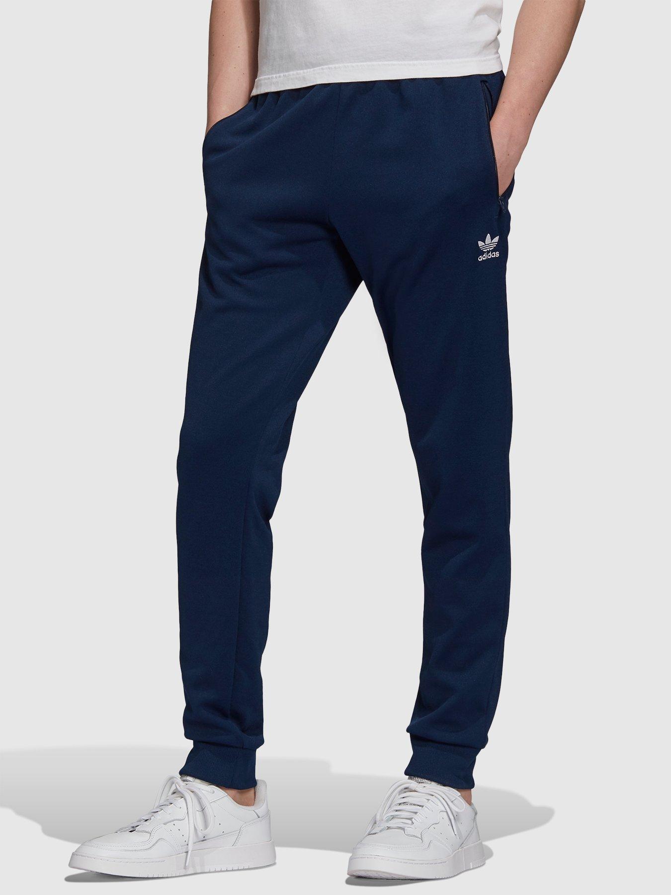 mens navy adidas joggers