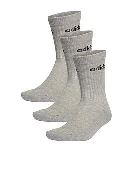 adidas-cushion-crew-socks-3-pack-greynbsp