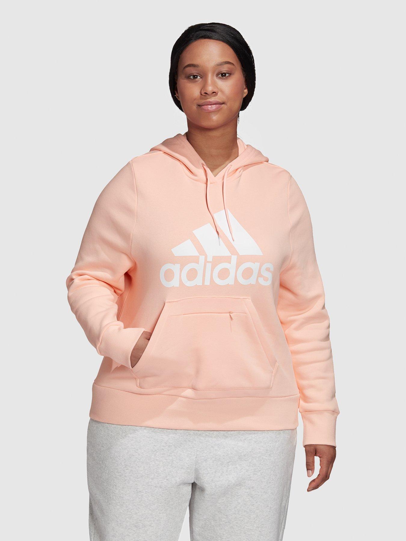 peach adidas hoodie
