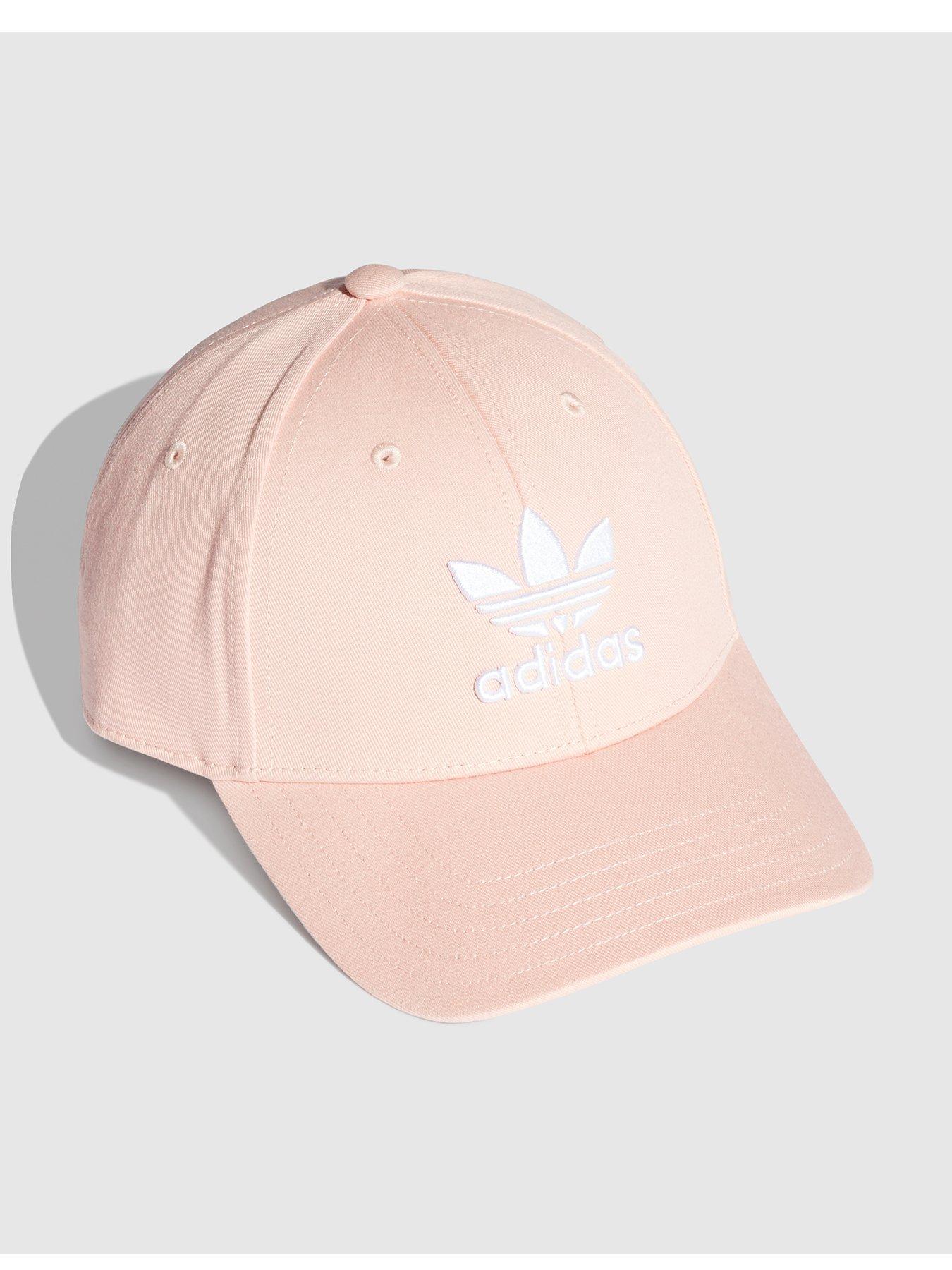 adidas trefoil baseball cap pink