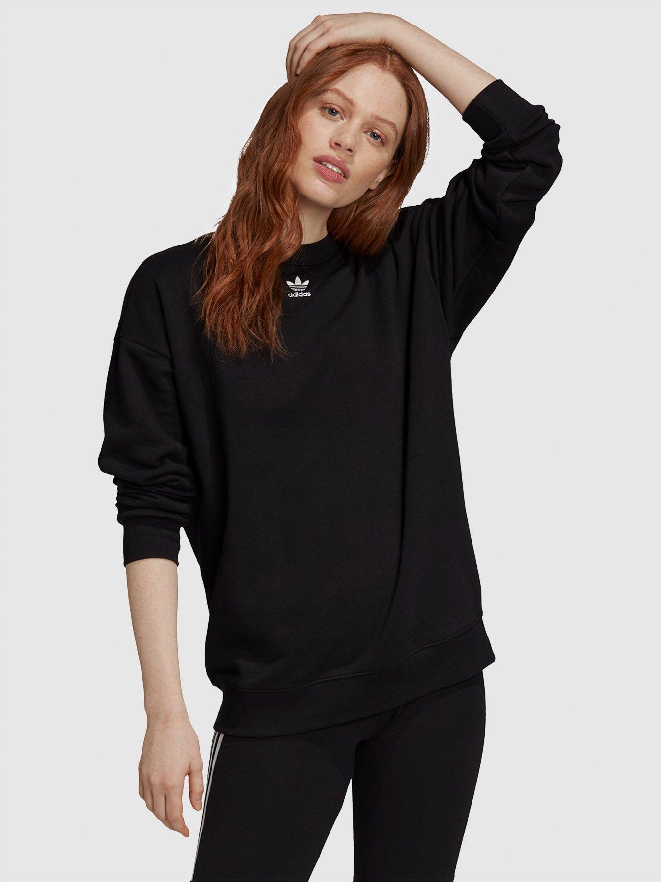 adidas originals essentials sweatshirt in black