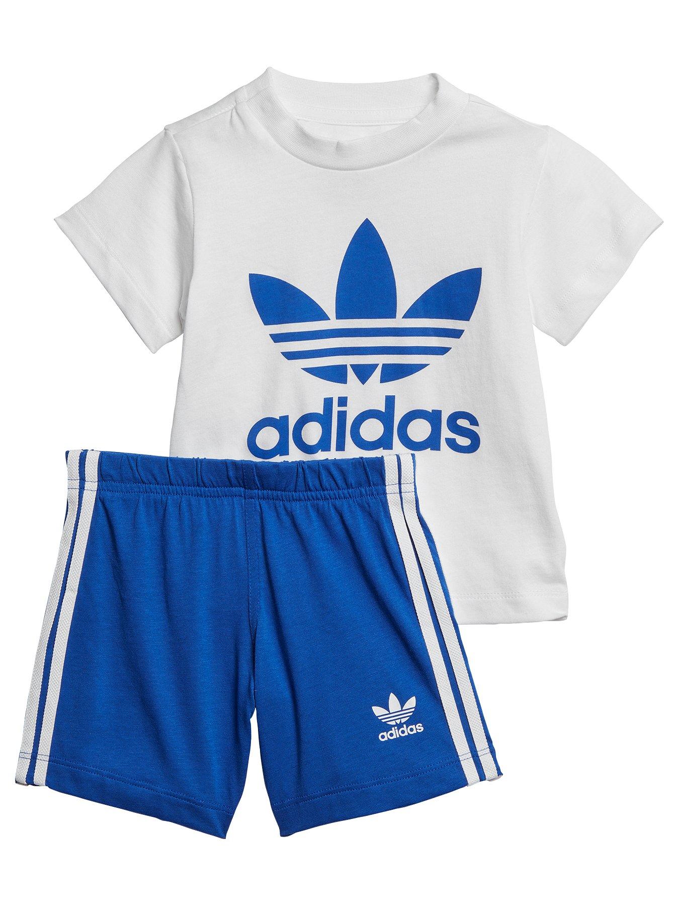 baby blue adidas t shirt