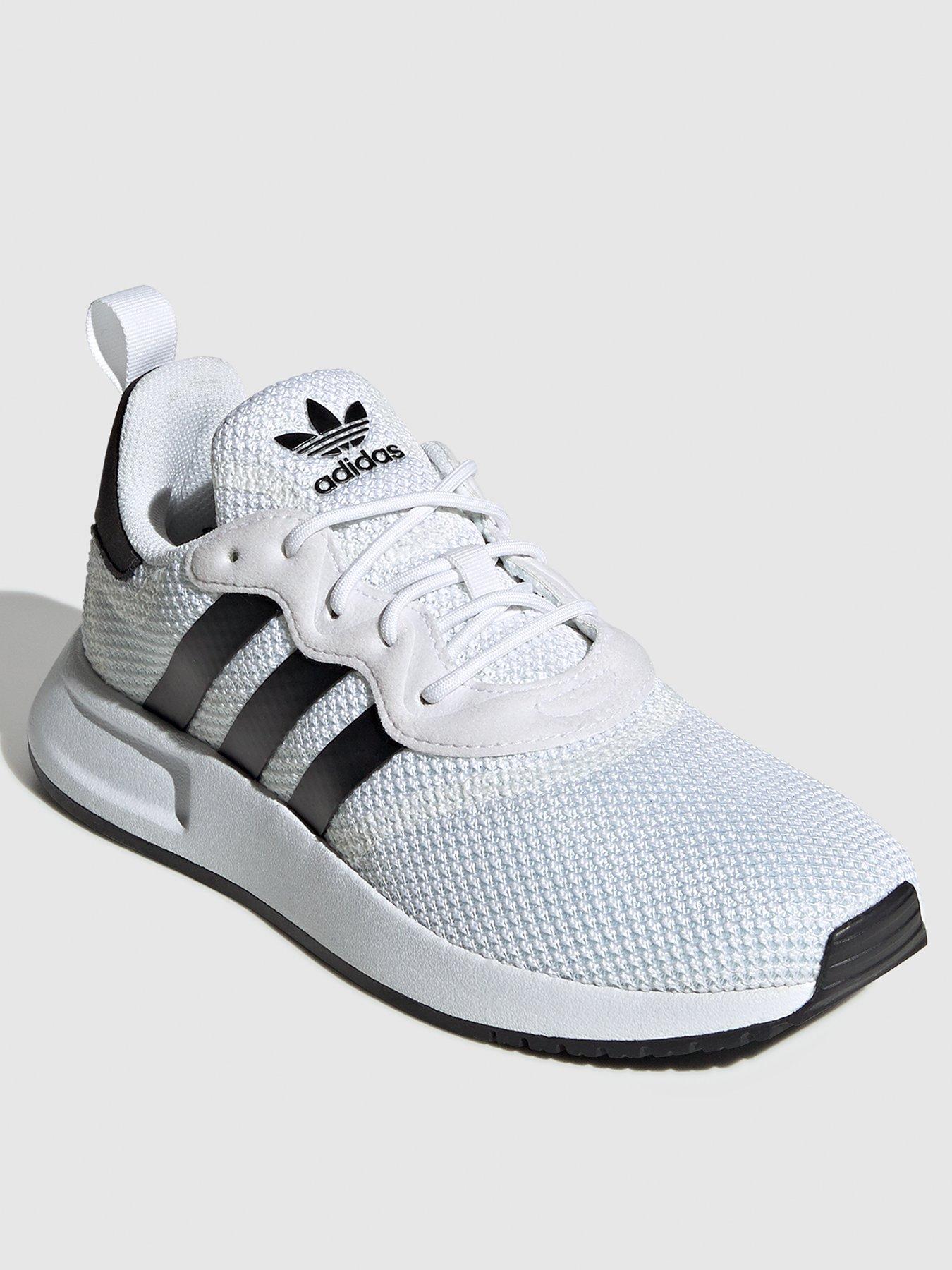 adidas black & white x_plr trainers