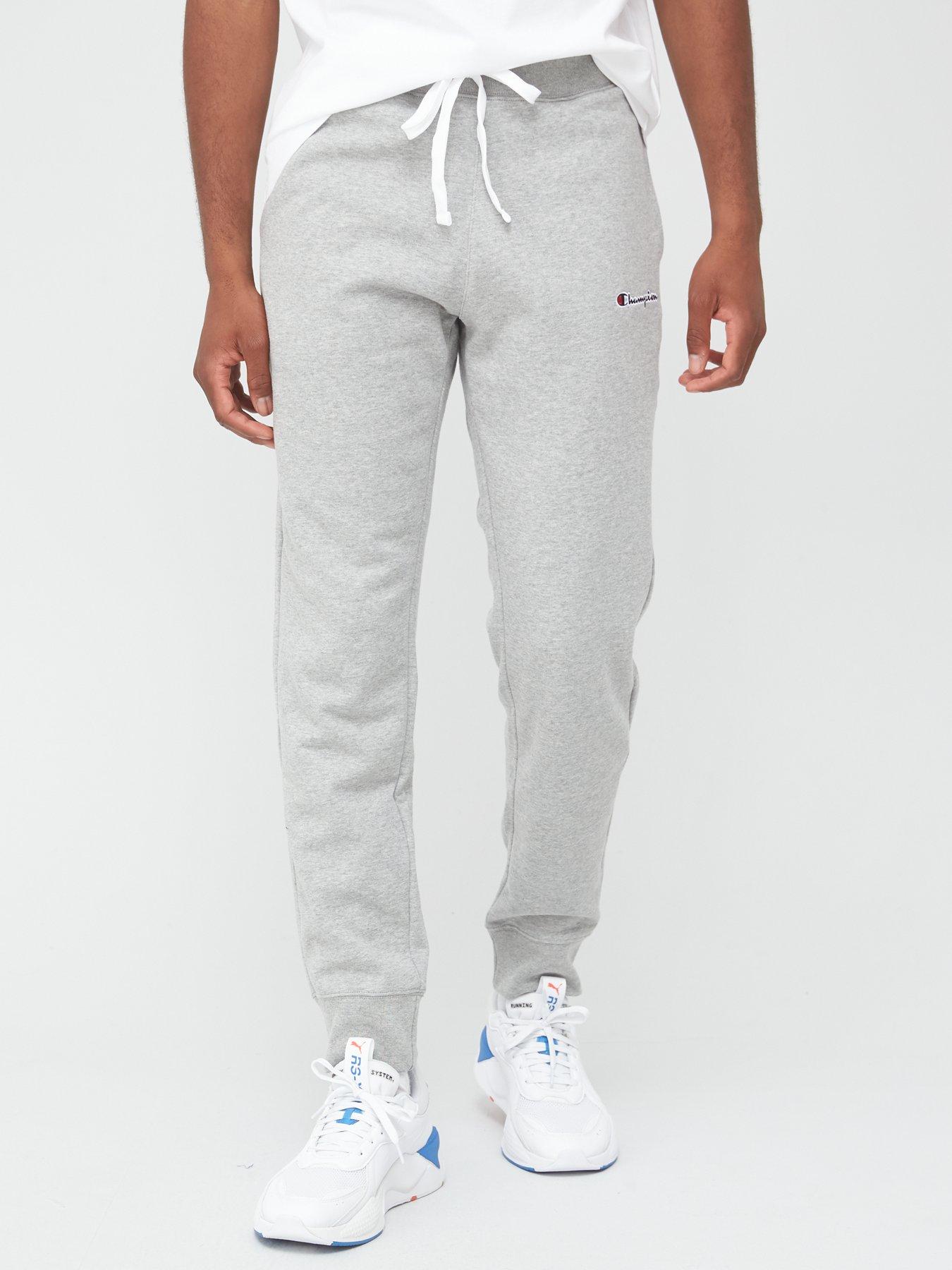 Champion Logo Joggers - Grey Marl | littlewoodsireland.ie