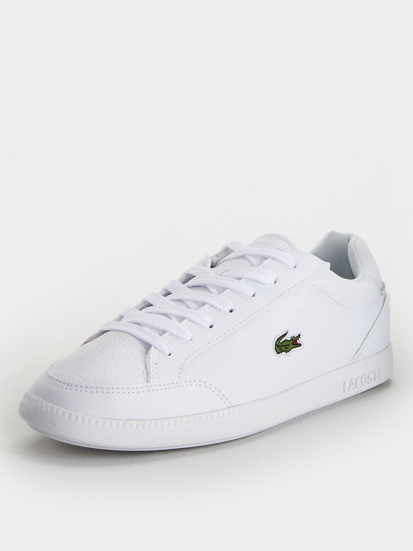 lacoste black womens trainers