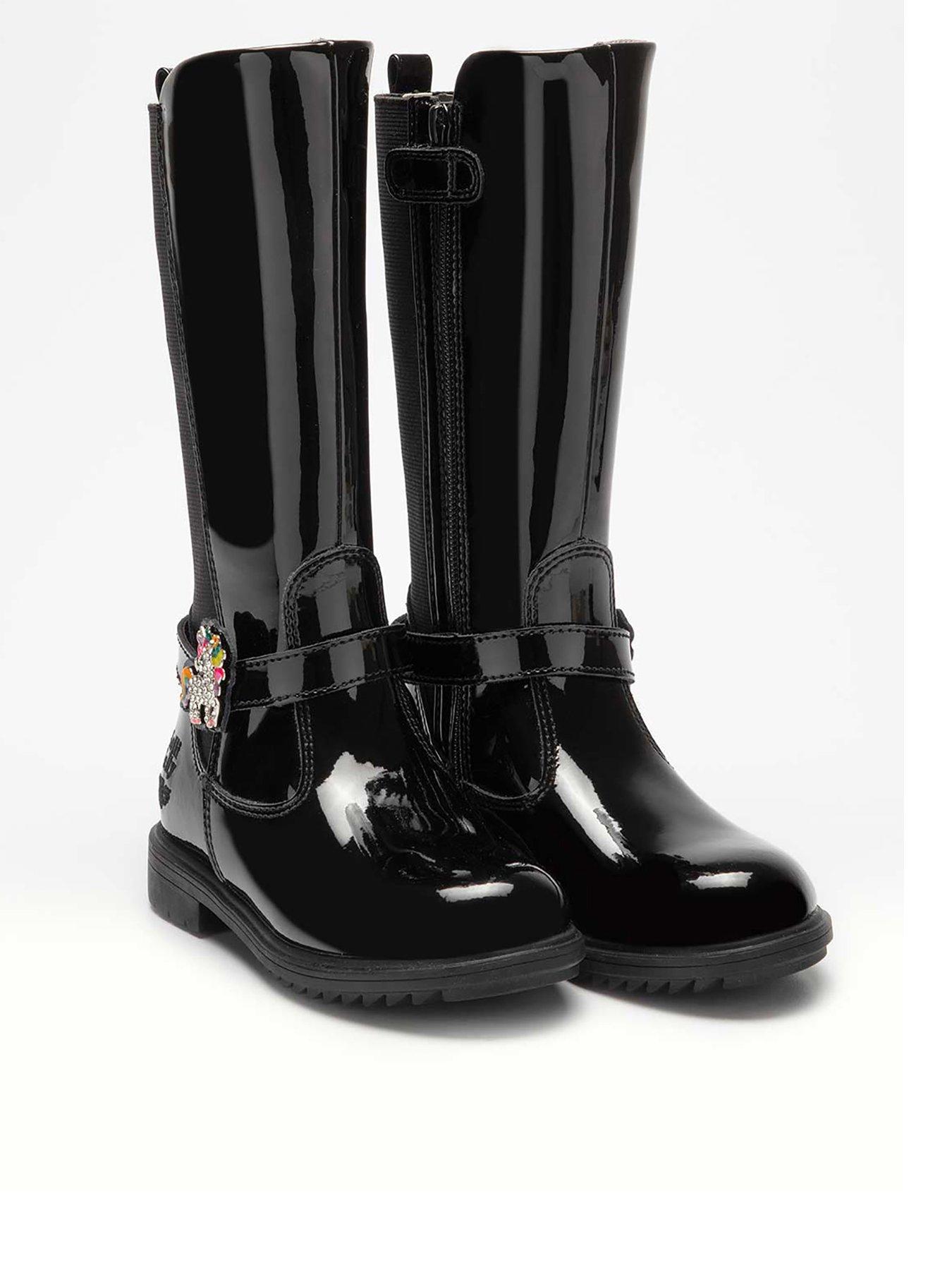 lelli kelly black boots