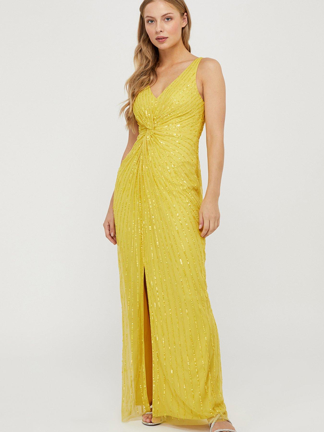 monsoon yellow dress