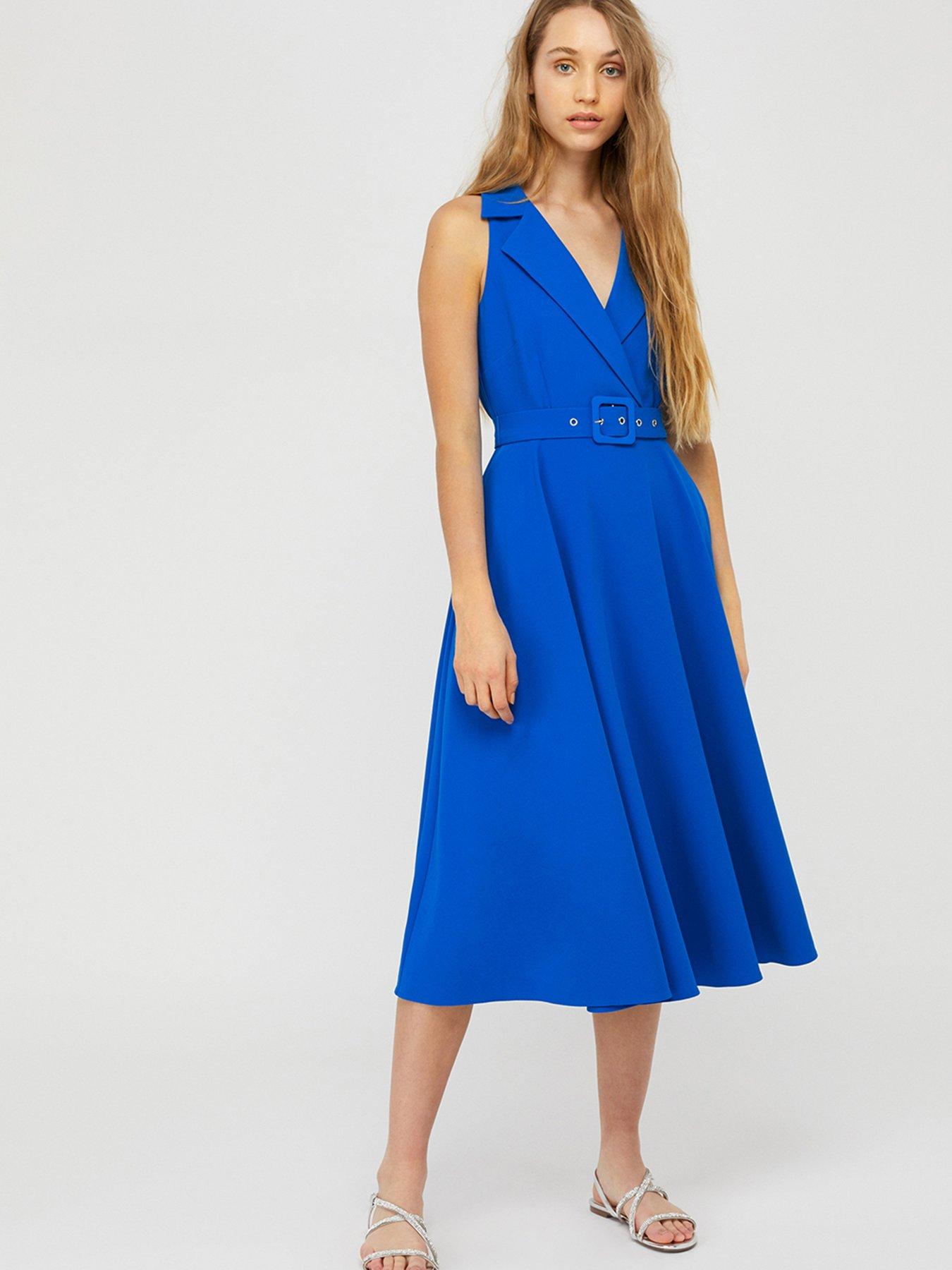 monsoon royal blue dress