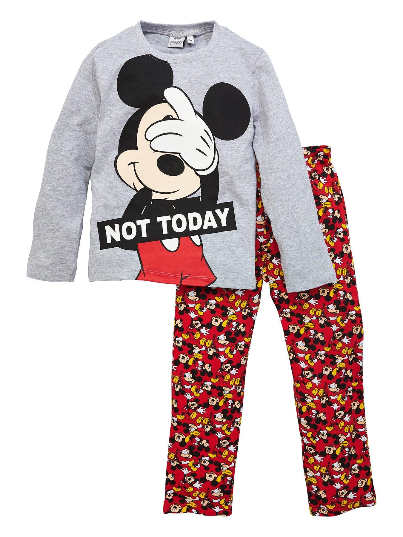 Details about   Boys Pajamas Kids Clothing Toddler Outfit Mickey Mouse 