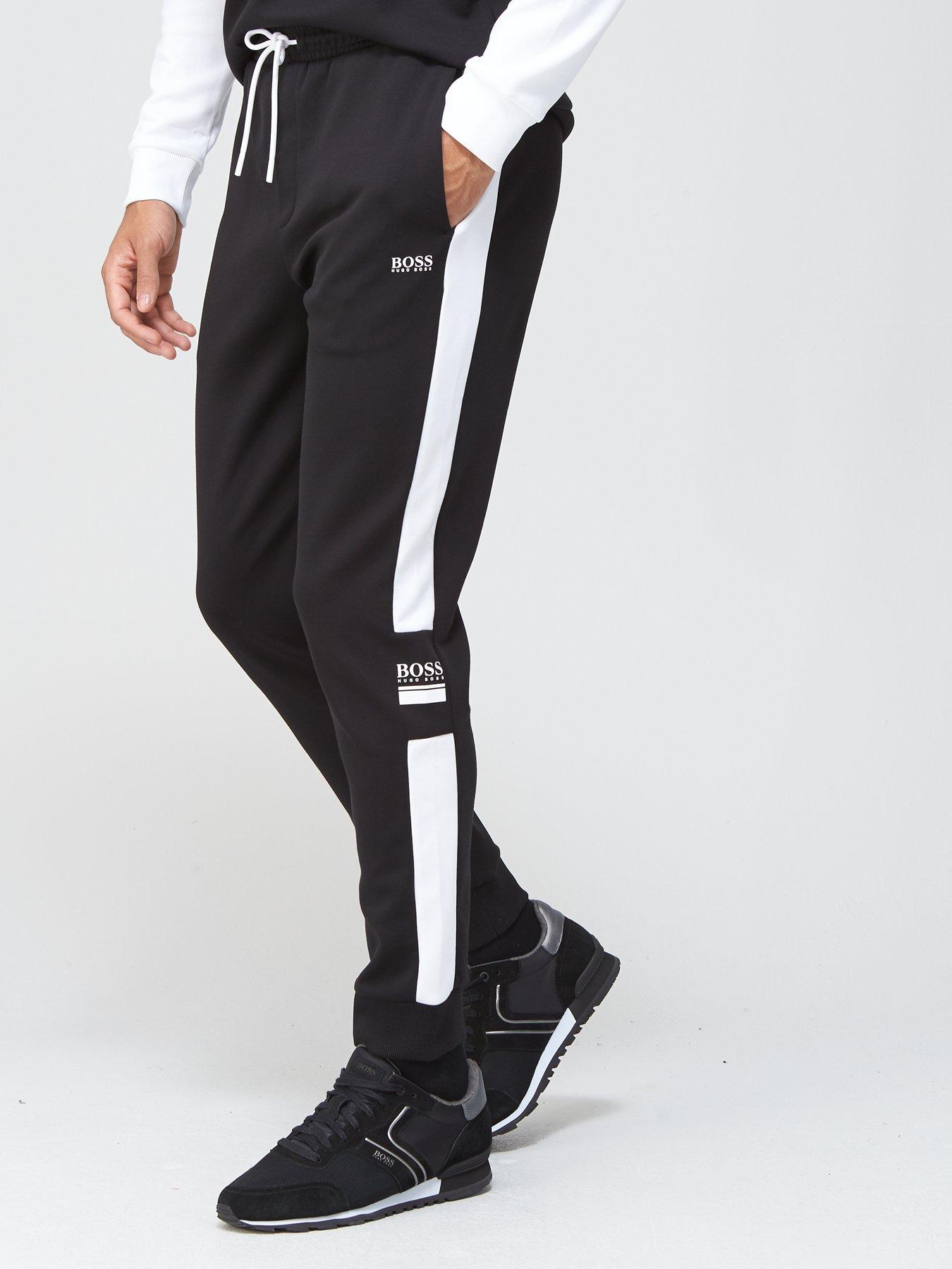 black boss joggers