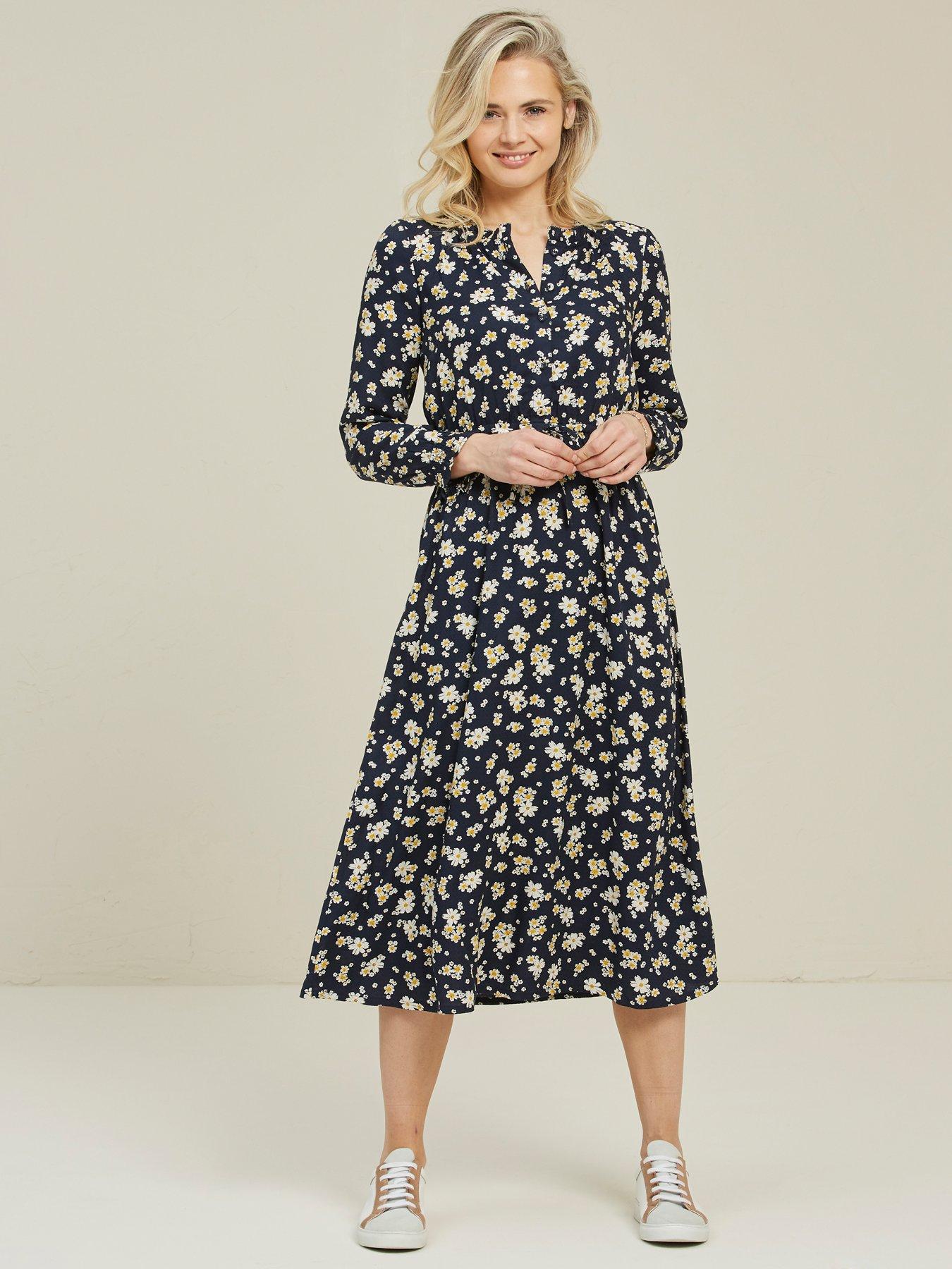 fat face navy dress