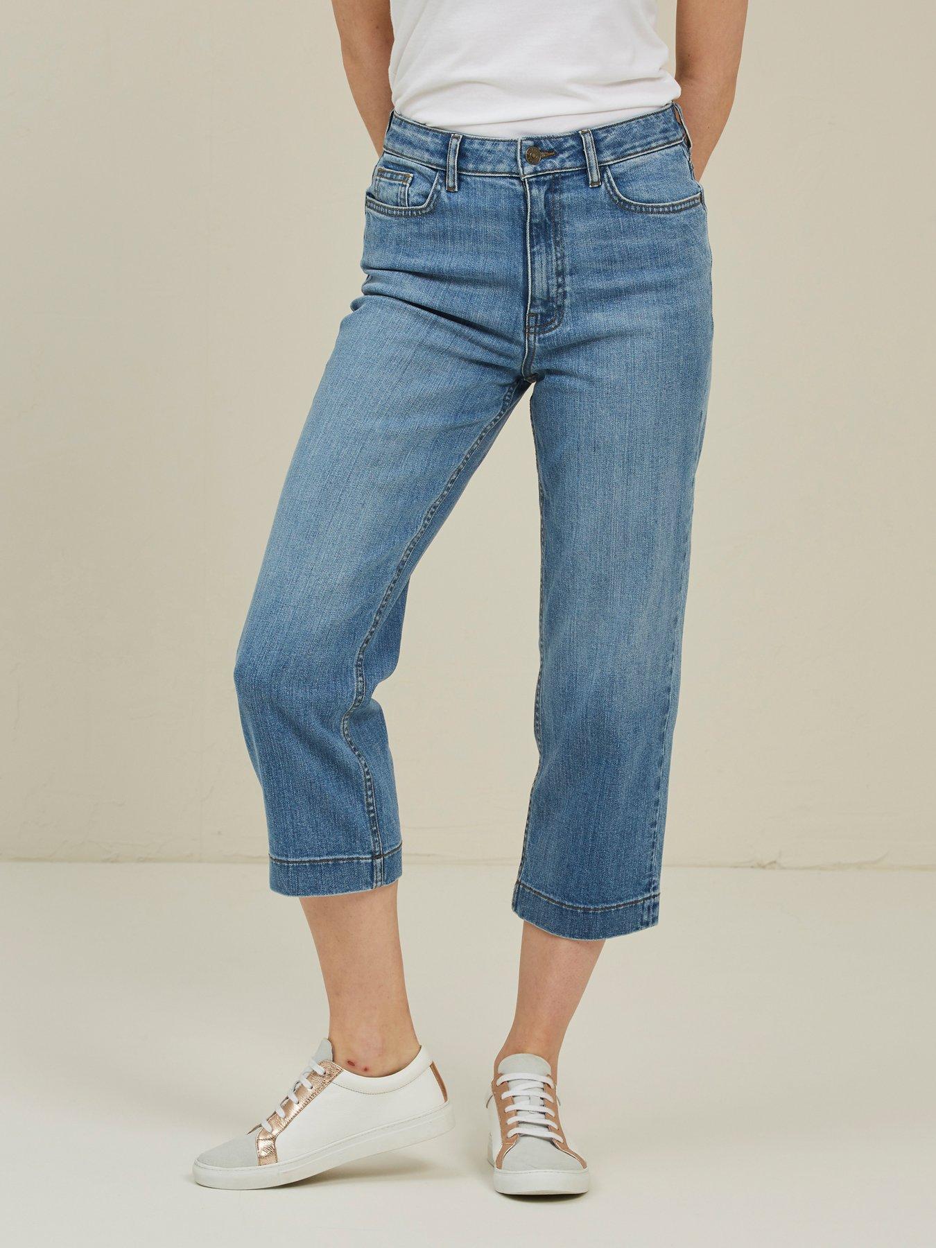 fat face cropped jeans