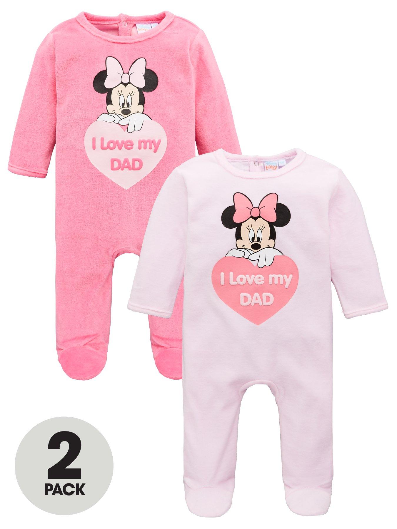 minnie mouse baby grow
