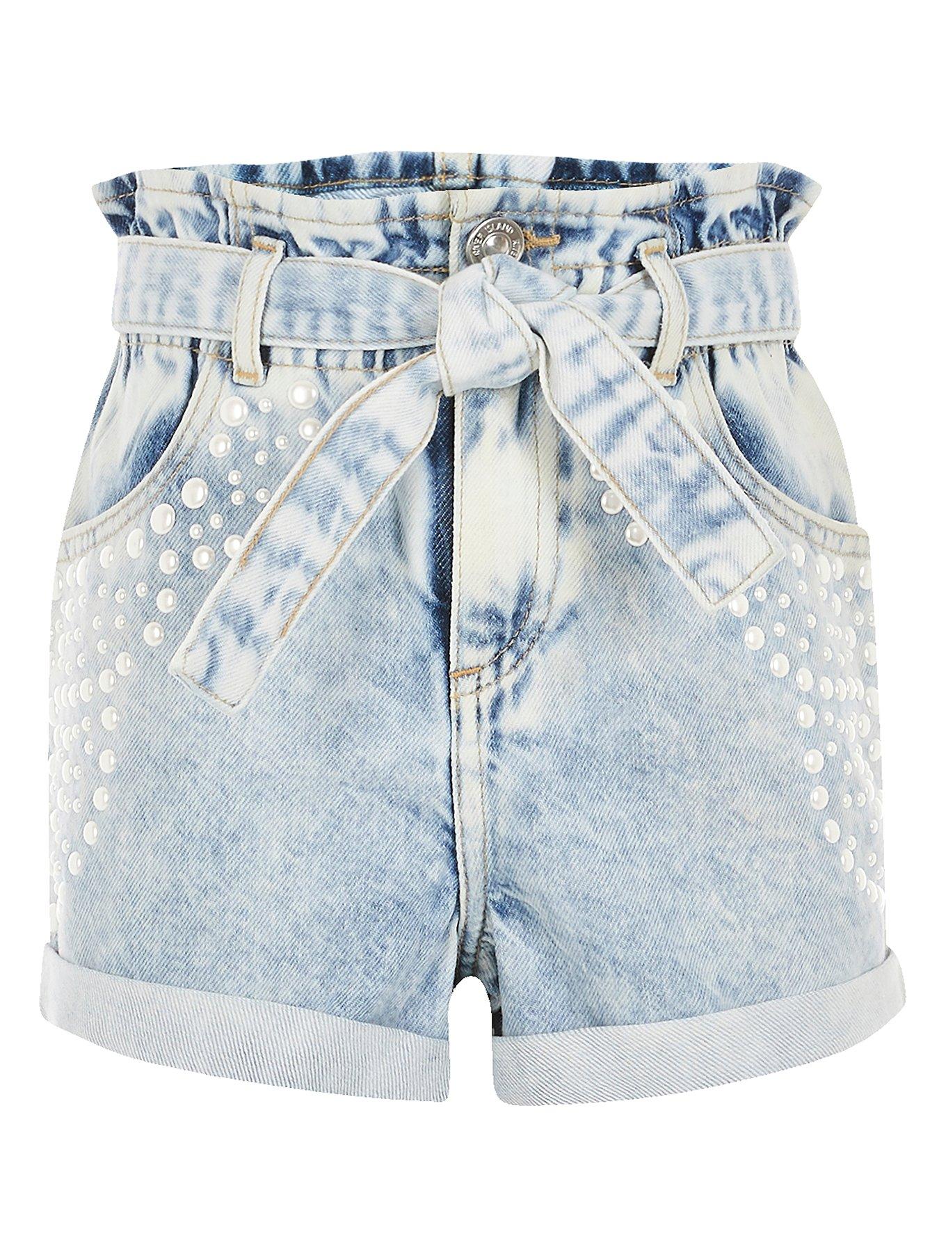 river island girls shorts