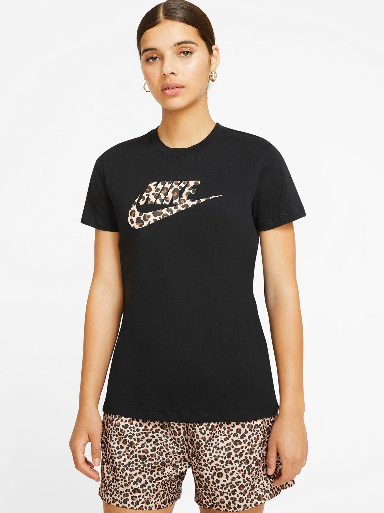 cheetah print nike shirt