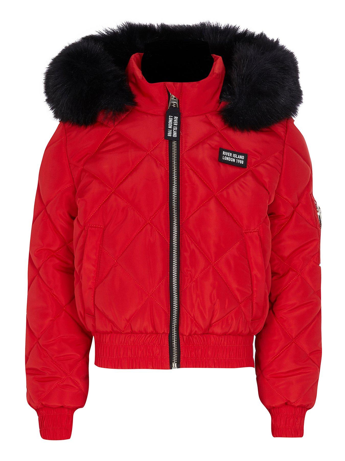 girls red jacket