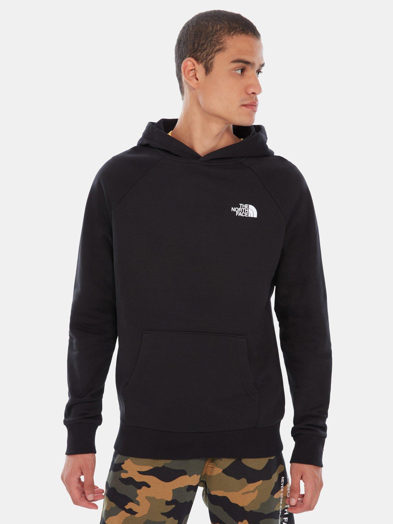 north face sweater black