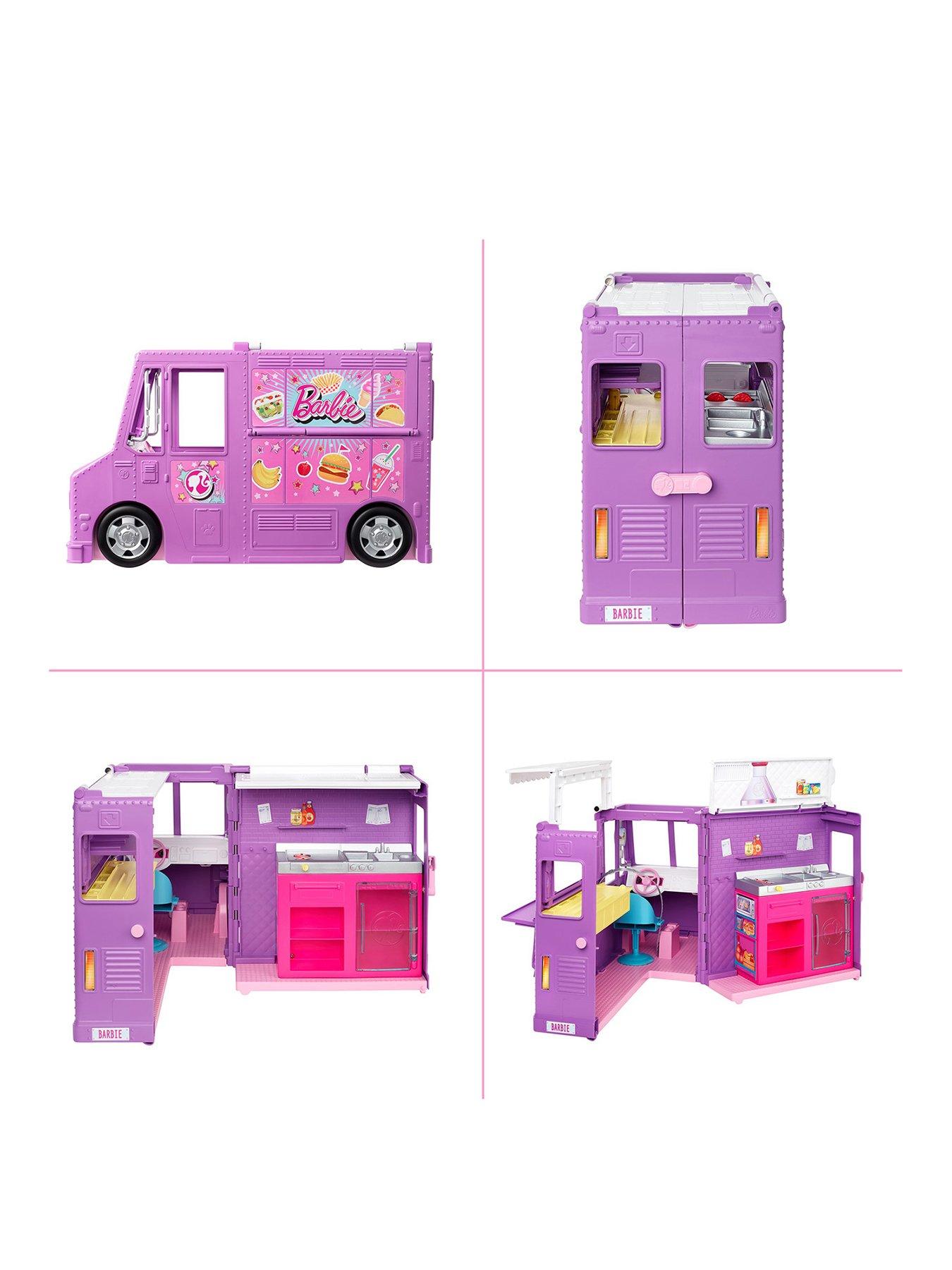 pink barbie food truck