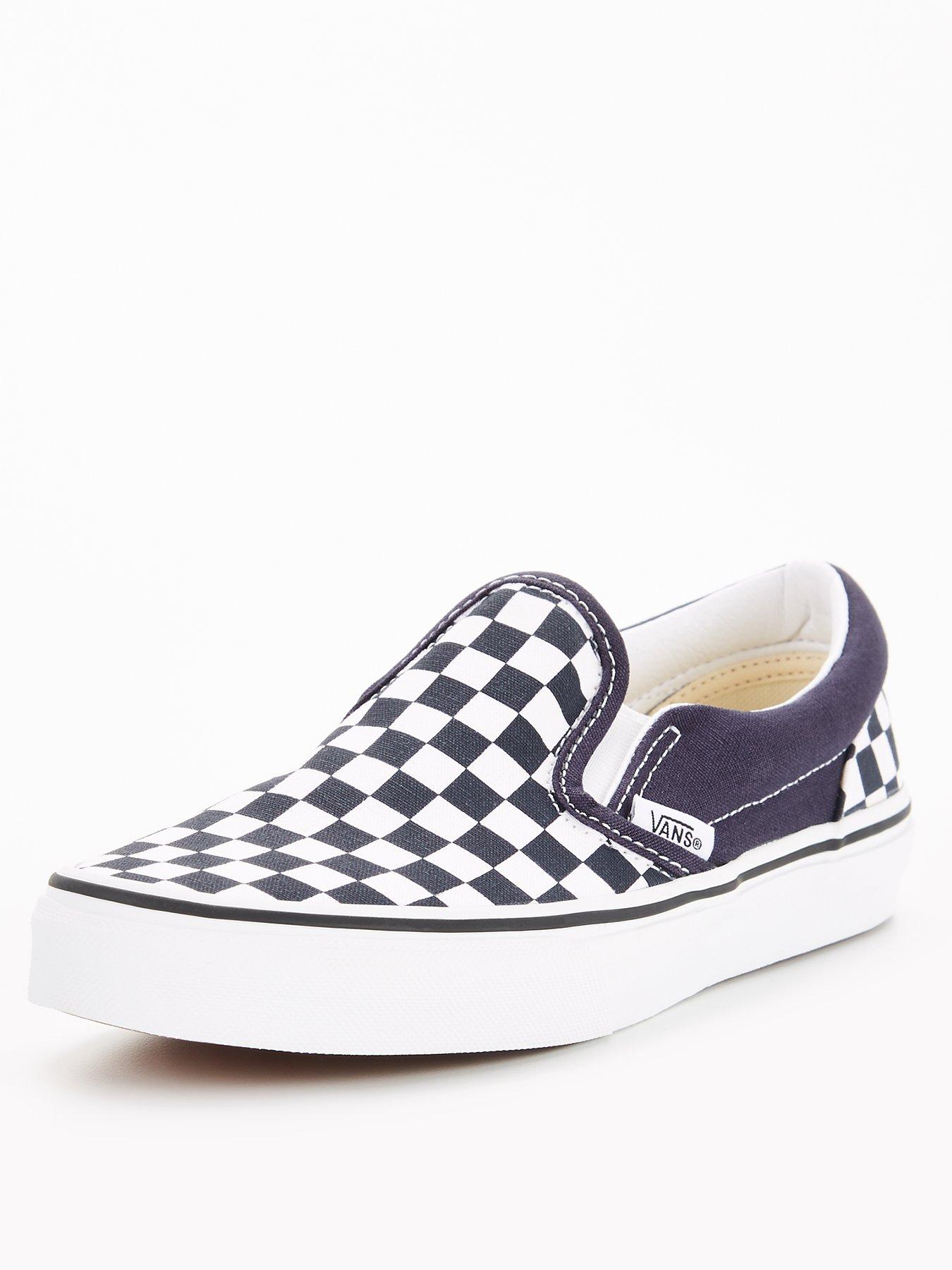checkerboard vans junior