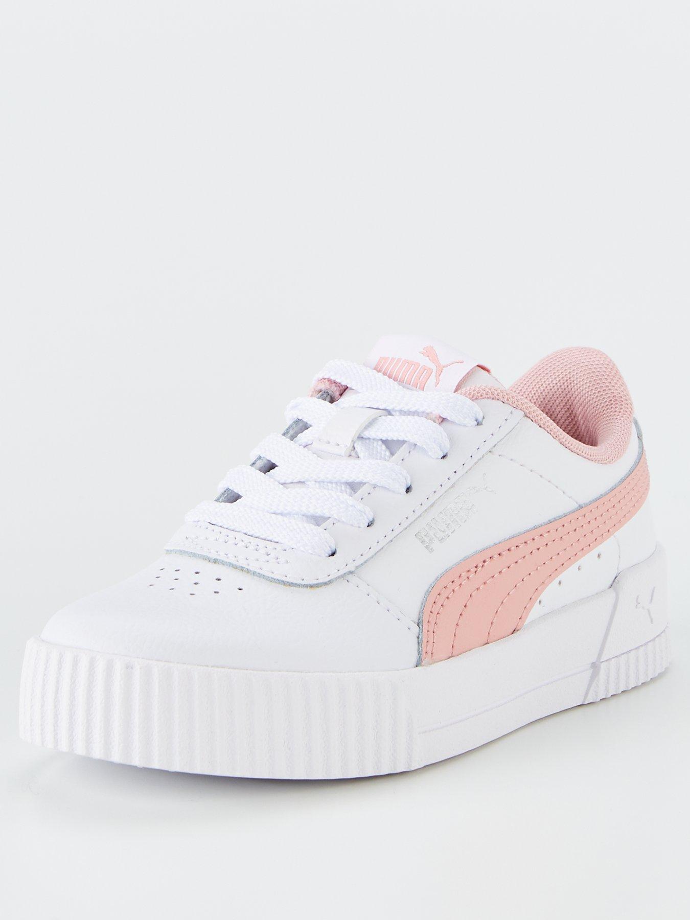 childrens pink puma trainers