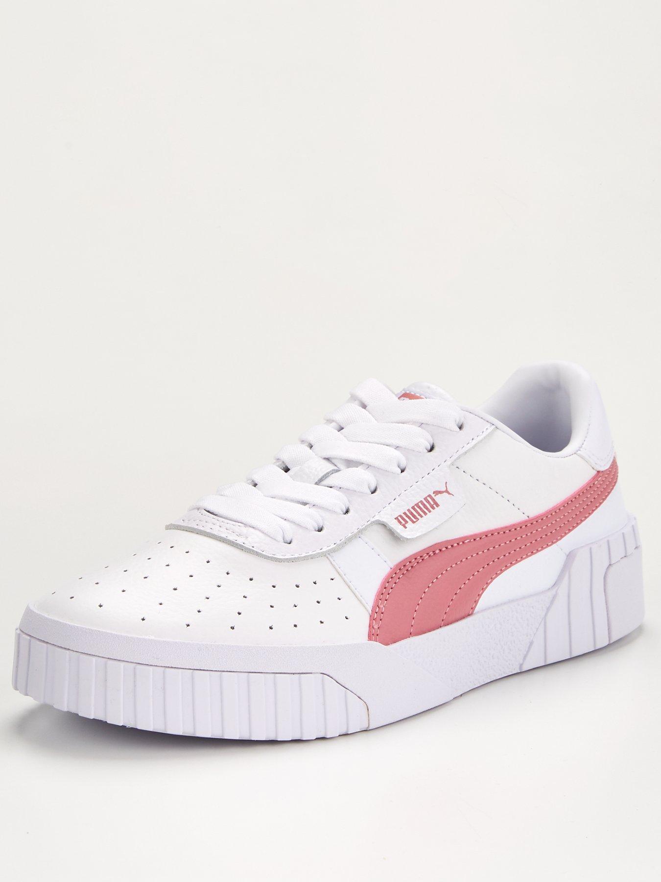 puma cali white and pink