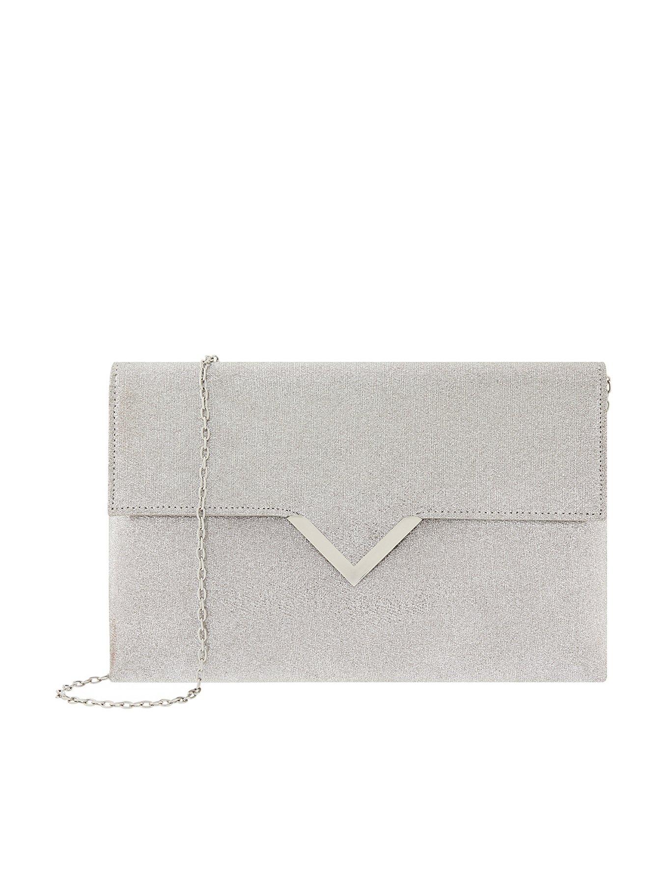 white clutch bag accessorize