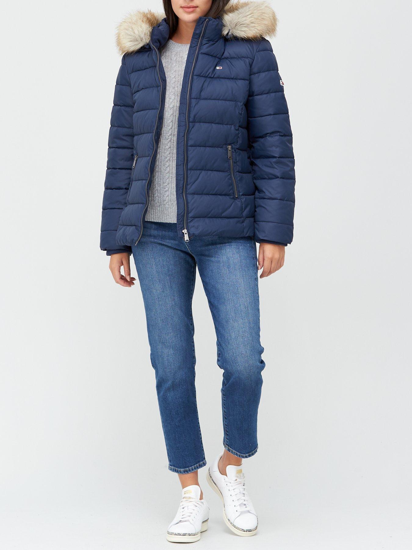 tommy jeans womens oversized puffer jacket
