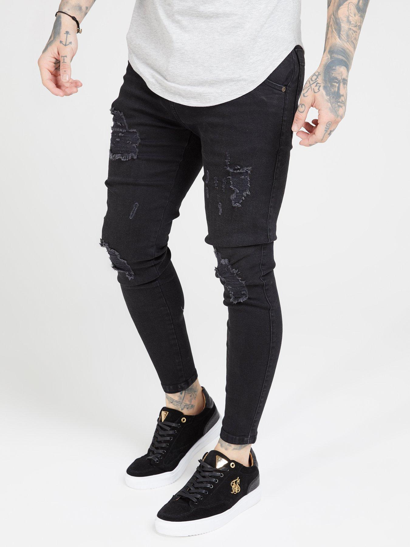 sik silk black jeans