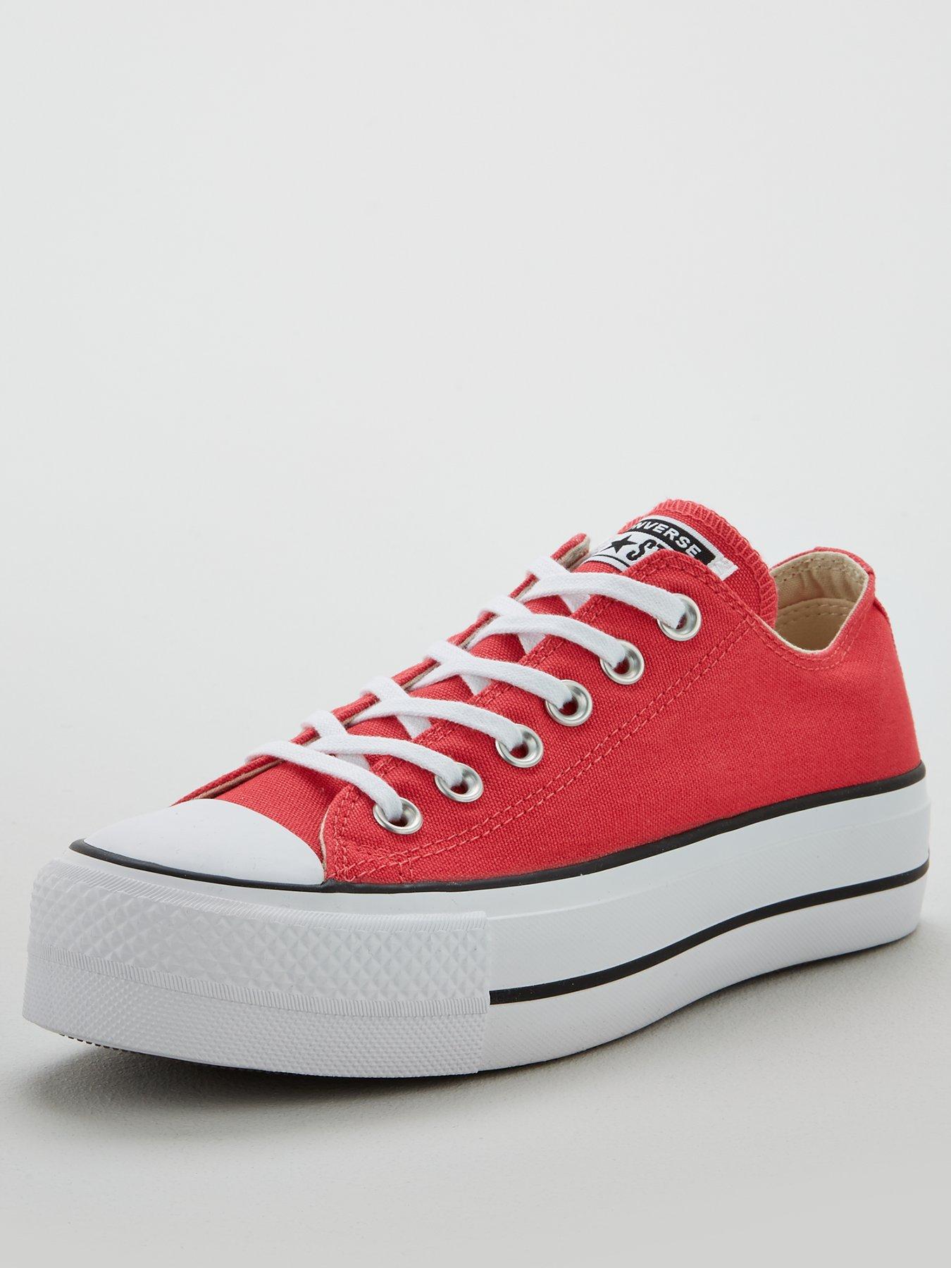 platform red converse