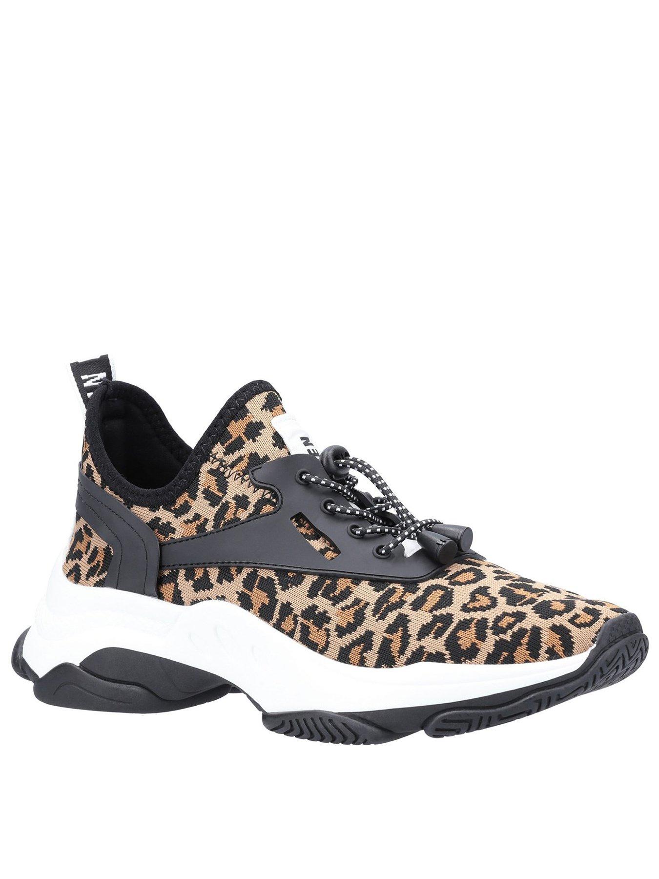 steve madden leopard trainers