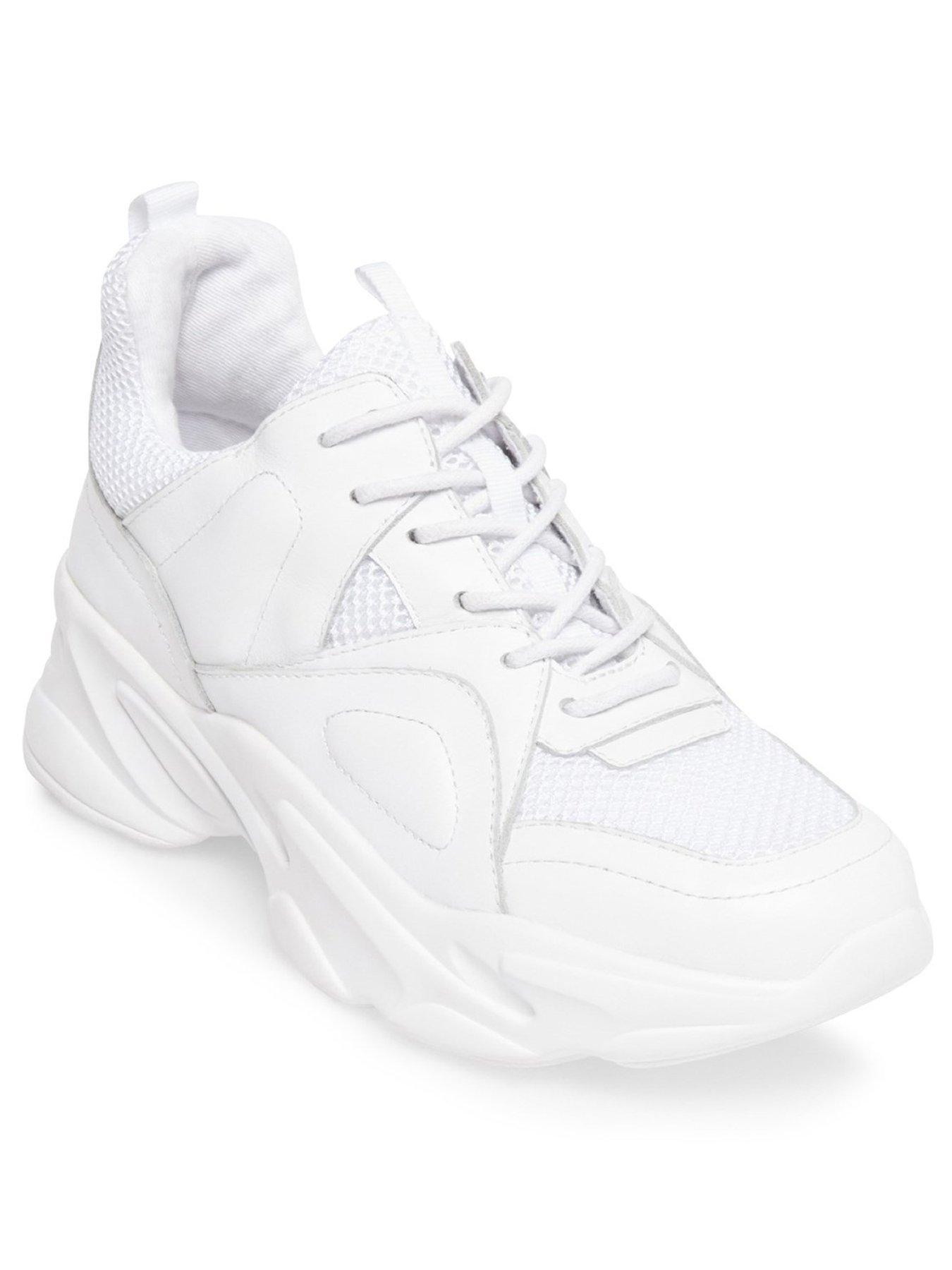 steve madden white trainers