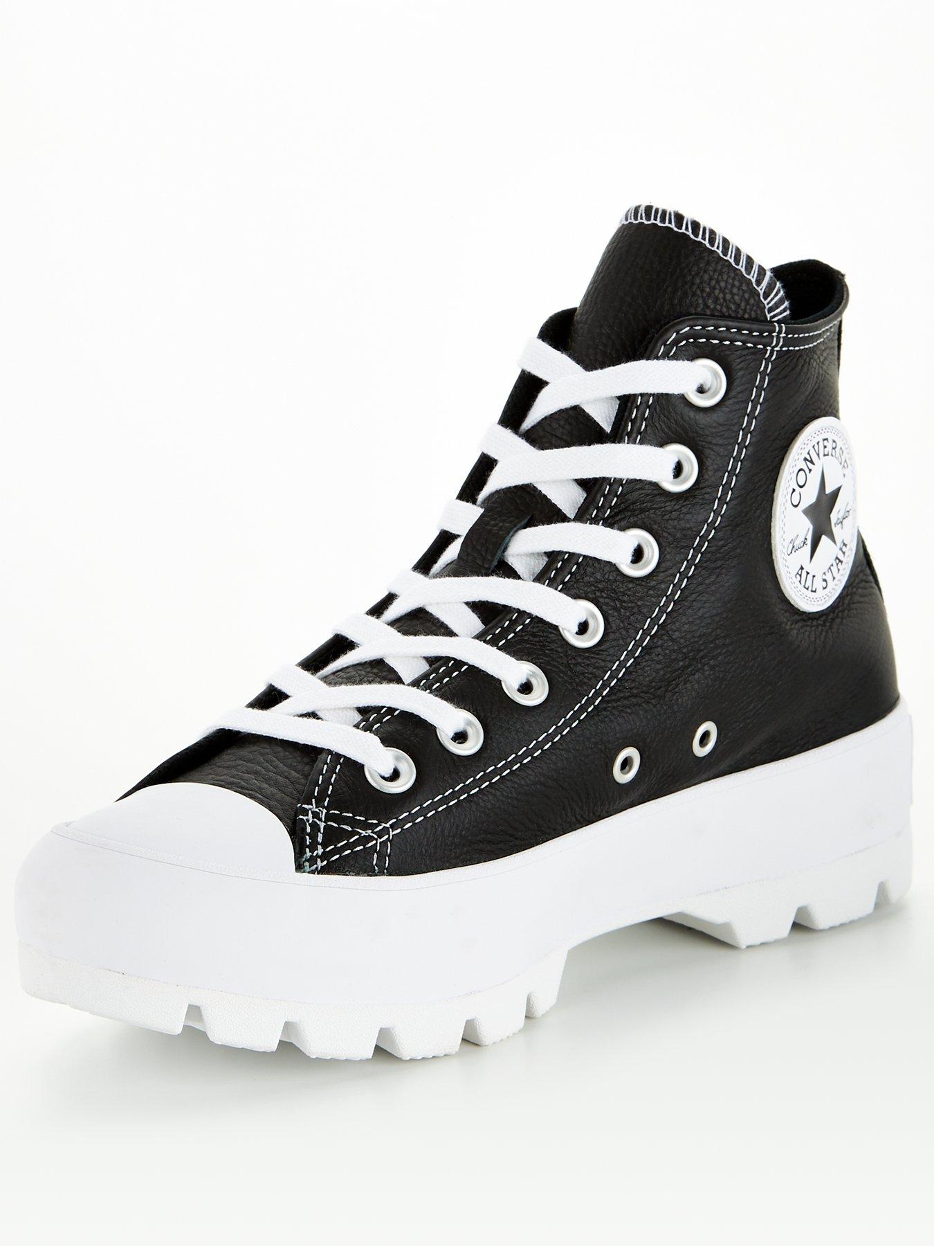 converse lugged white leather