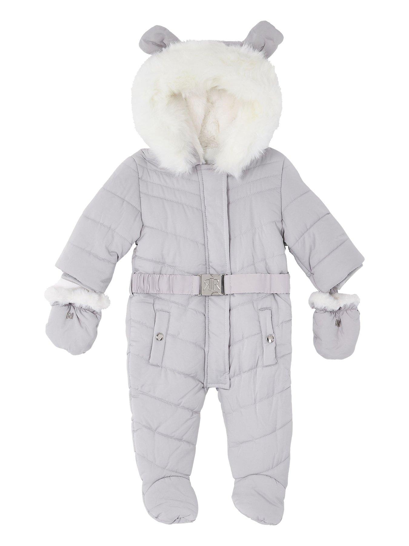 baby padded snowsuit