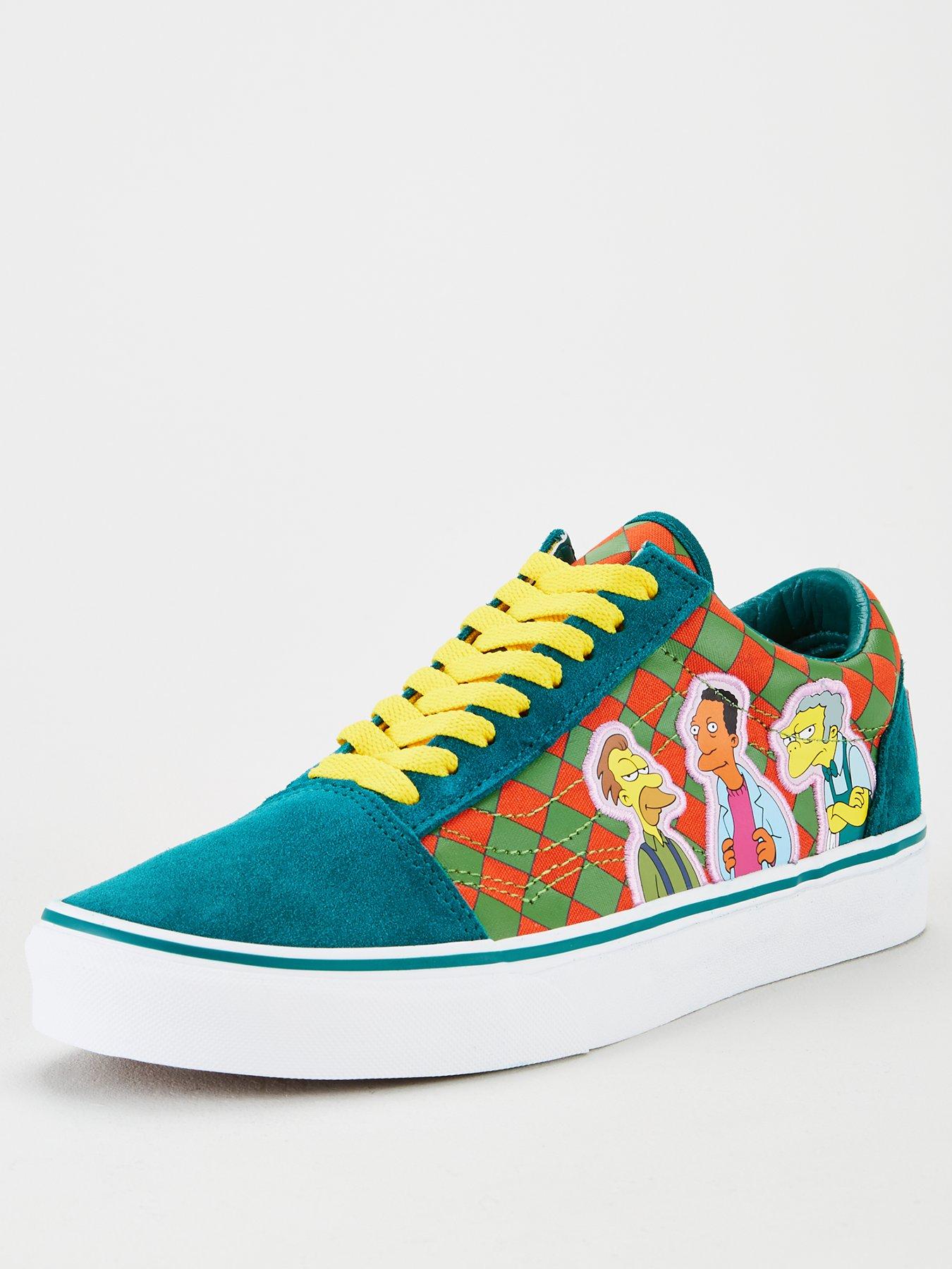 vans old skool blue red