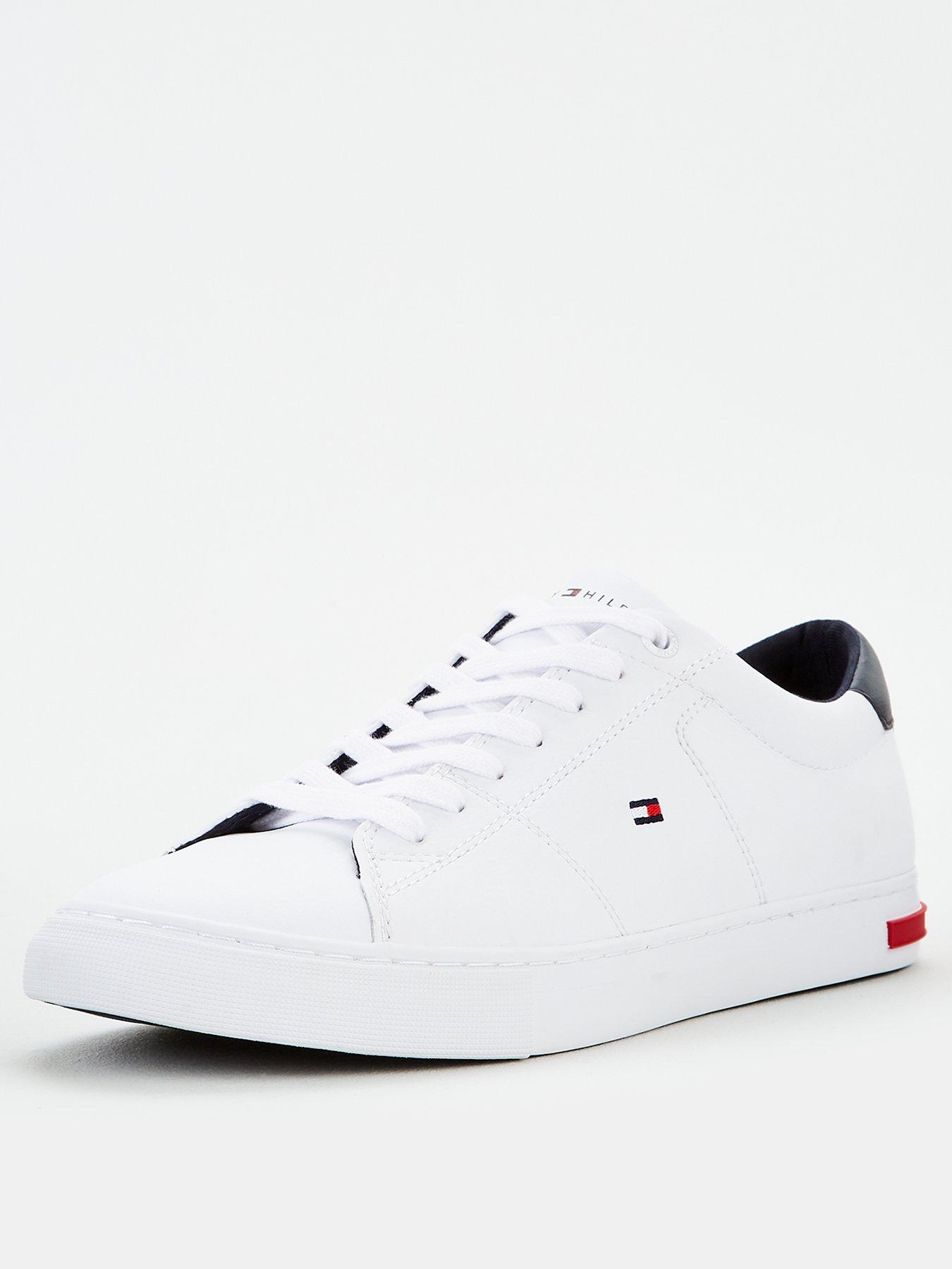 tommy hilfiger trainers white mens