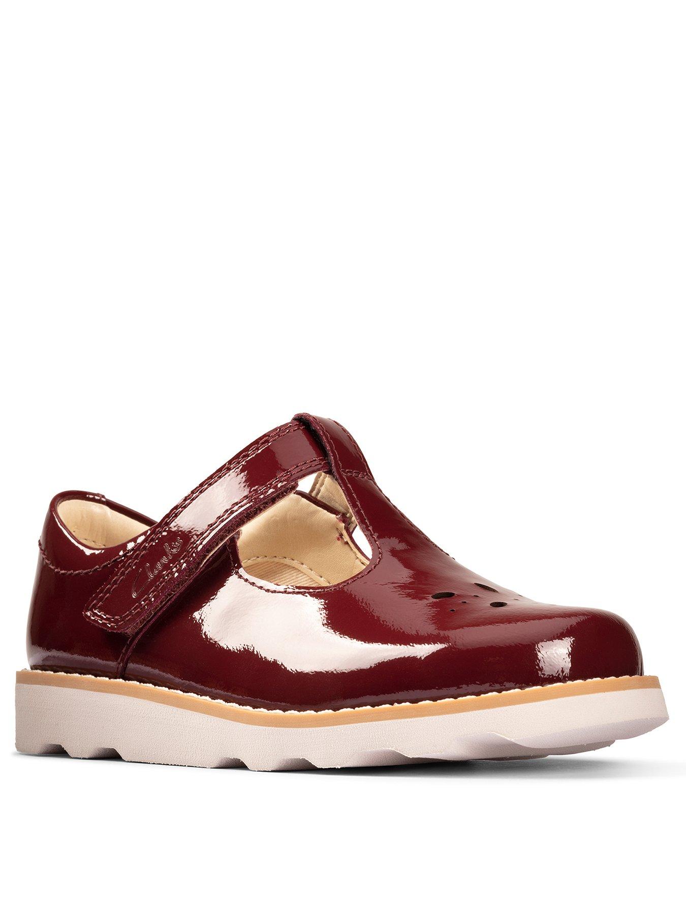 clarks shoes kids red