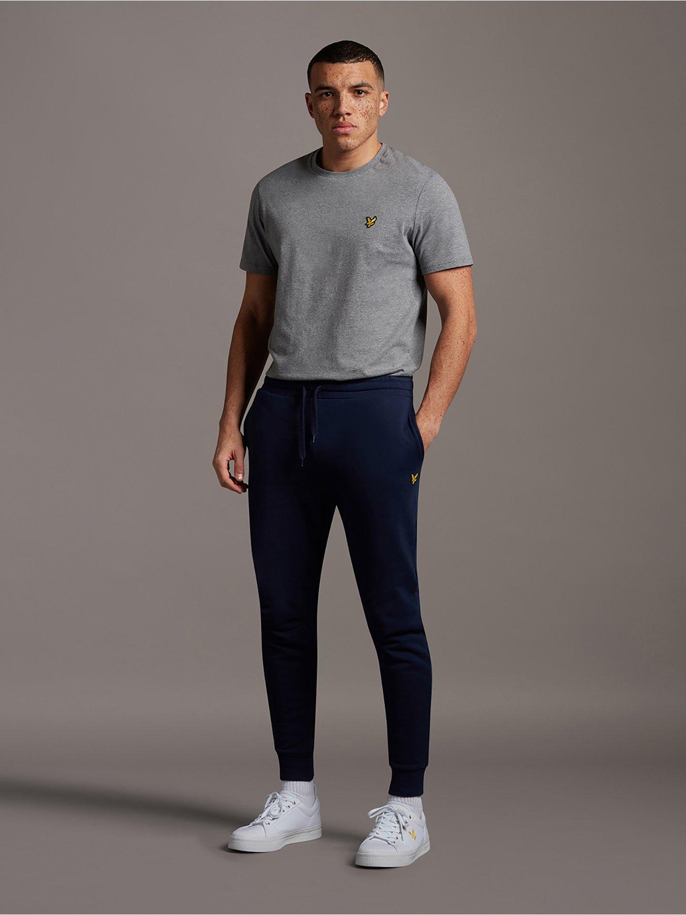 lyle and scott skinny joggers grey